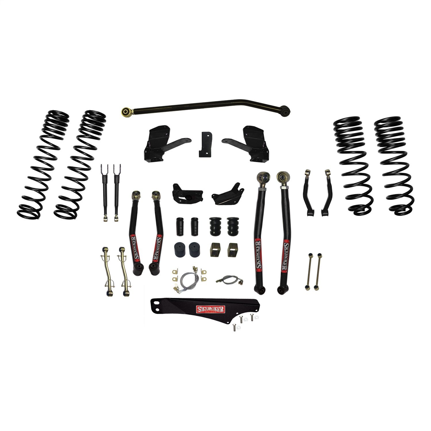 JK70LKLT-SX Front and Rear Suspension Lift Kit, Lift Amount: 7 in. Front/7 in. Rear