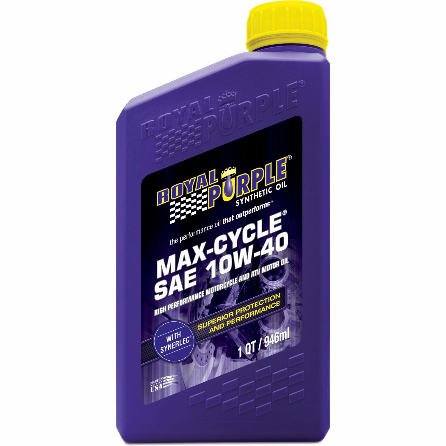 Royal Purple Max Cycle 10W40 Cycle Oil - 6 Quart Case