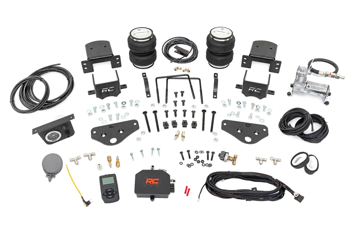 10016WC Air Spring Kit; w/Onboard Air Compressor And Wireless Remote;