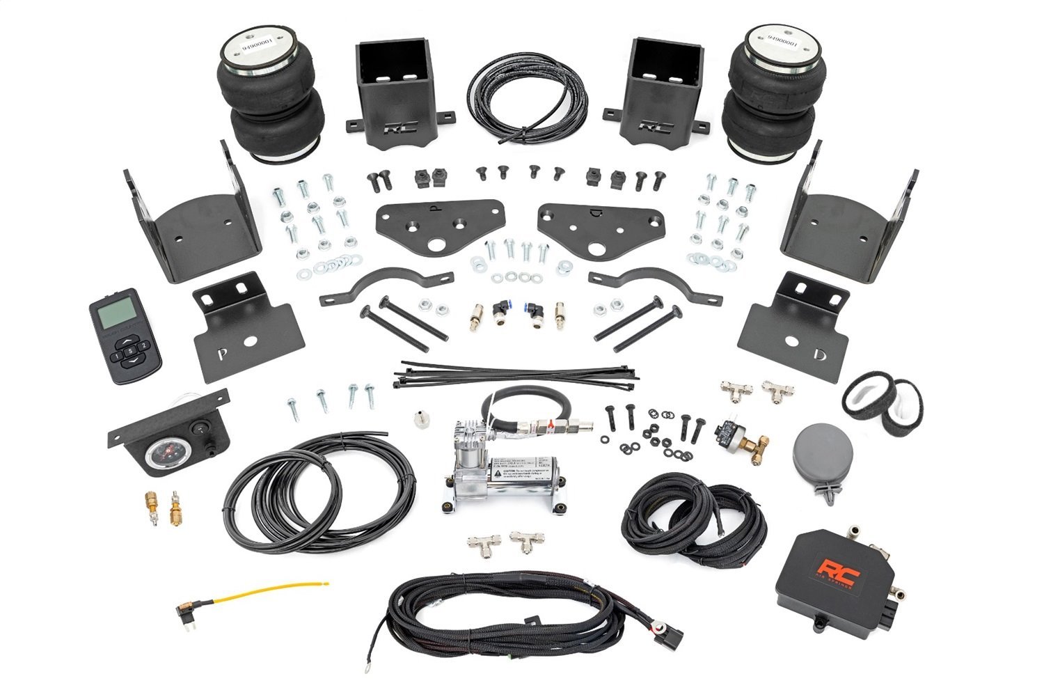 10021WC Air Spring Kit; w/Onboard Air Compressor And Wireless Remote;
