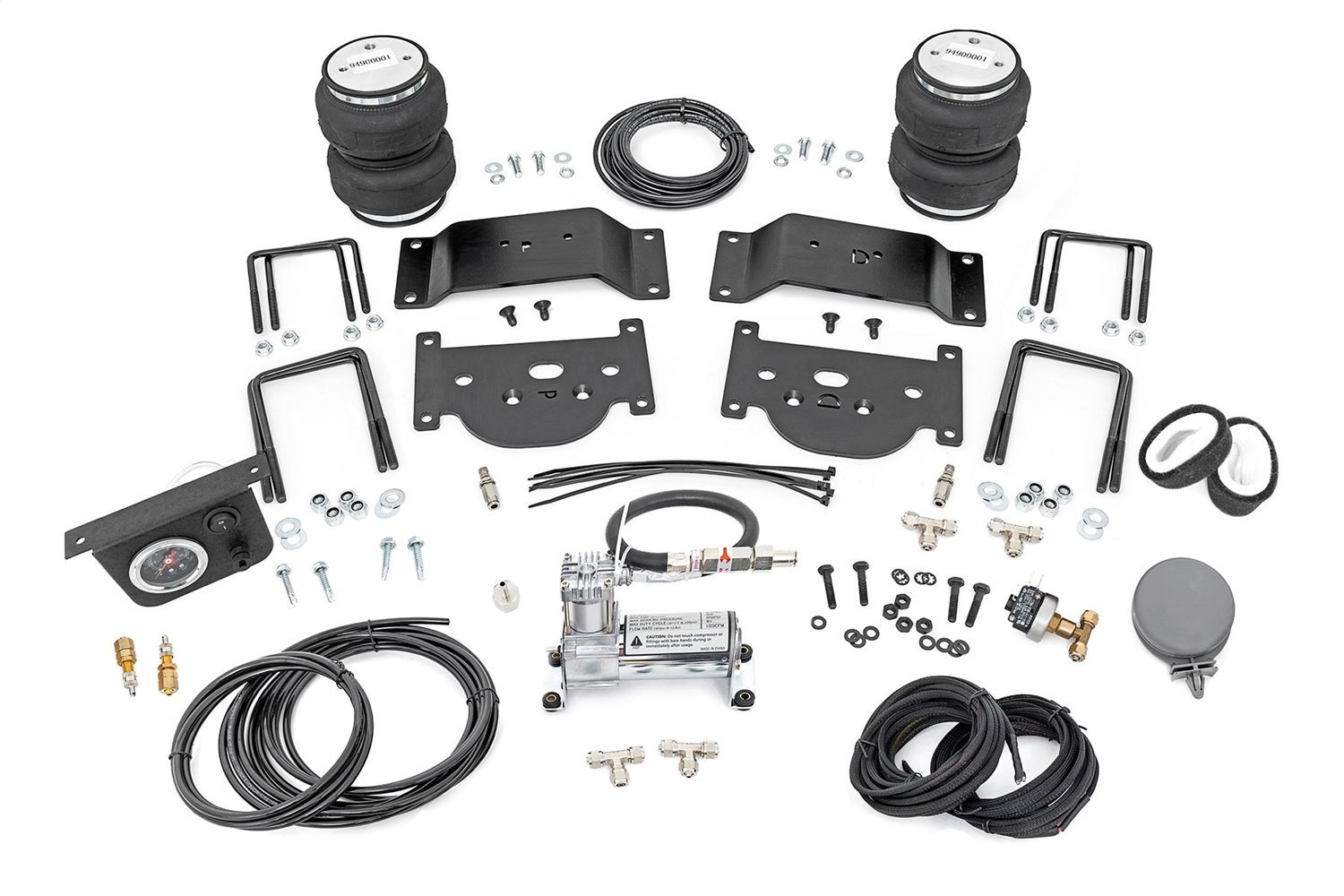 10024C Air Spring Kit w/compressor, 0-6" Lifts, Toyota Tundra (07-21)