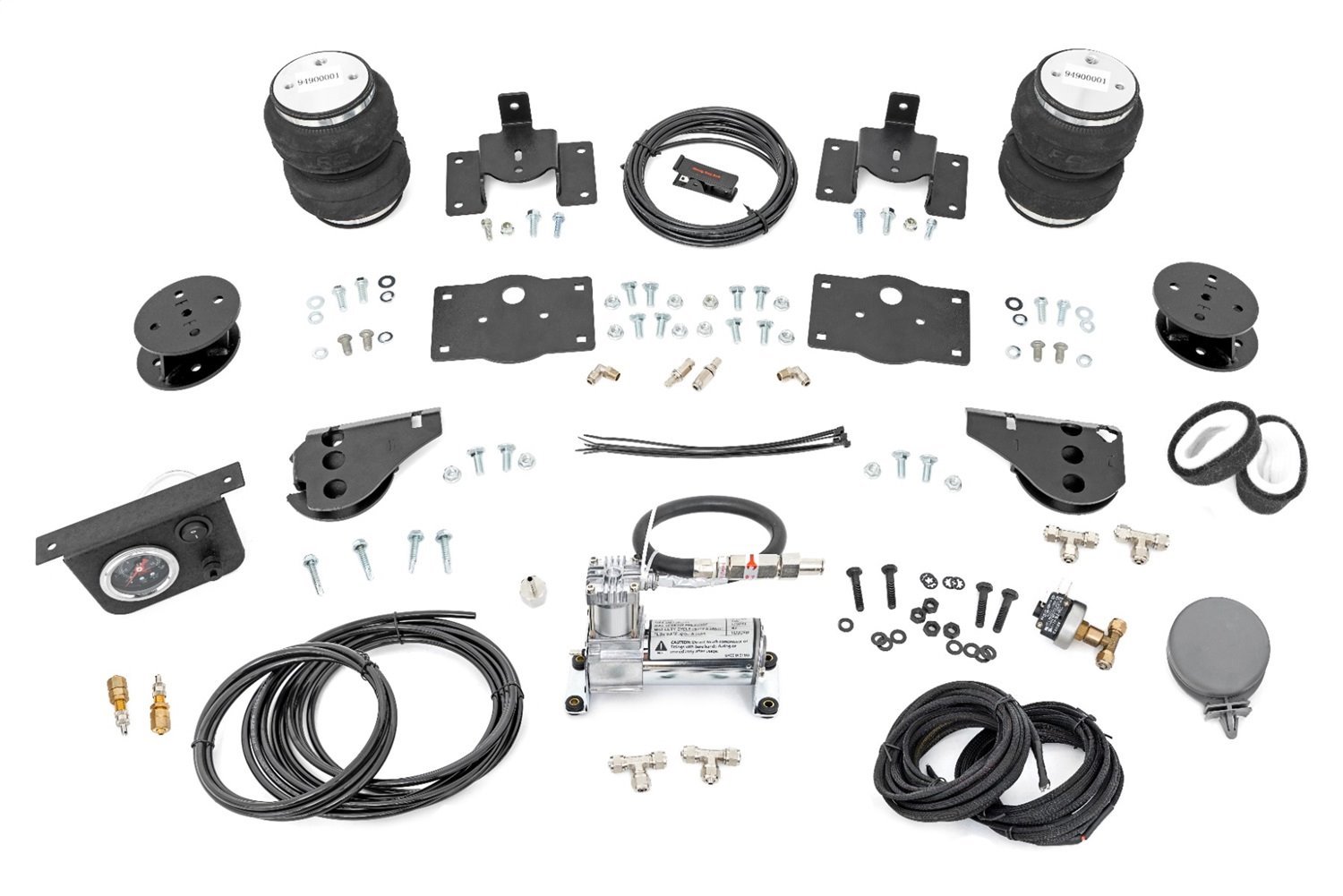 100324C Air Spring Kit; For Models w/4 in. Lift; w/Onboard Air Compressor;