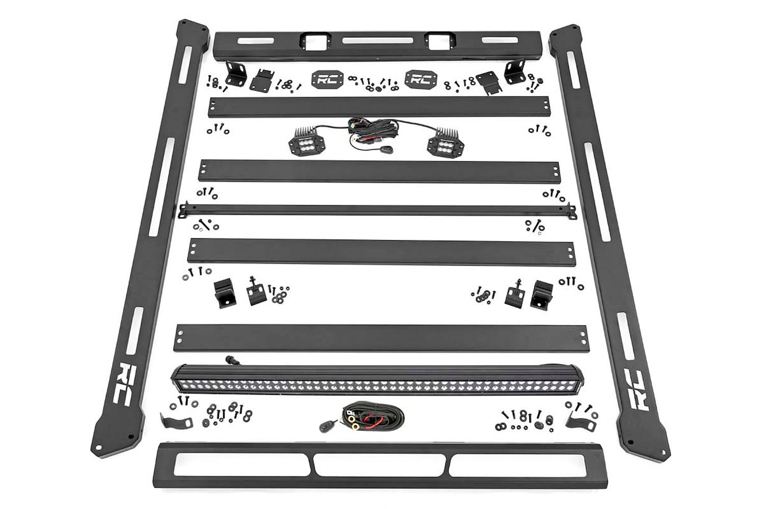 10622 Jeep Roof Rack System w/ Black-Series LED
