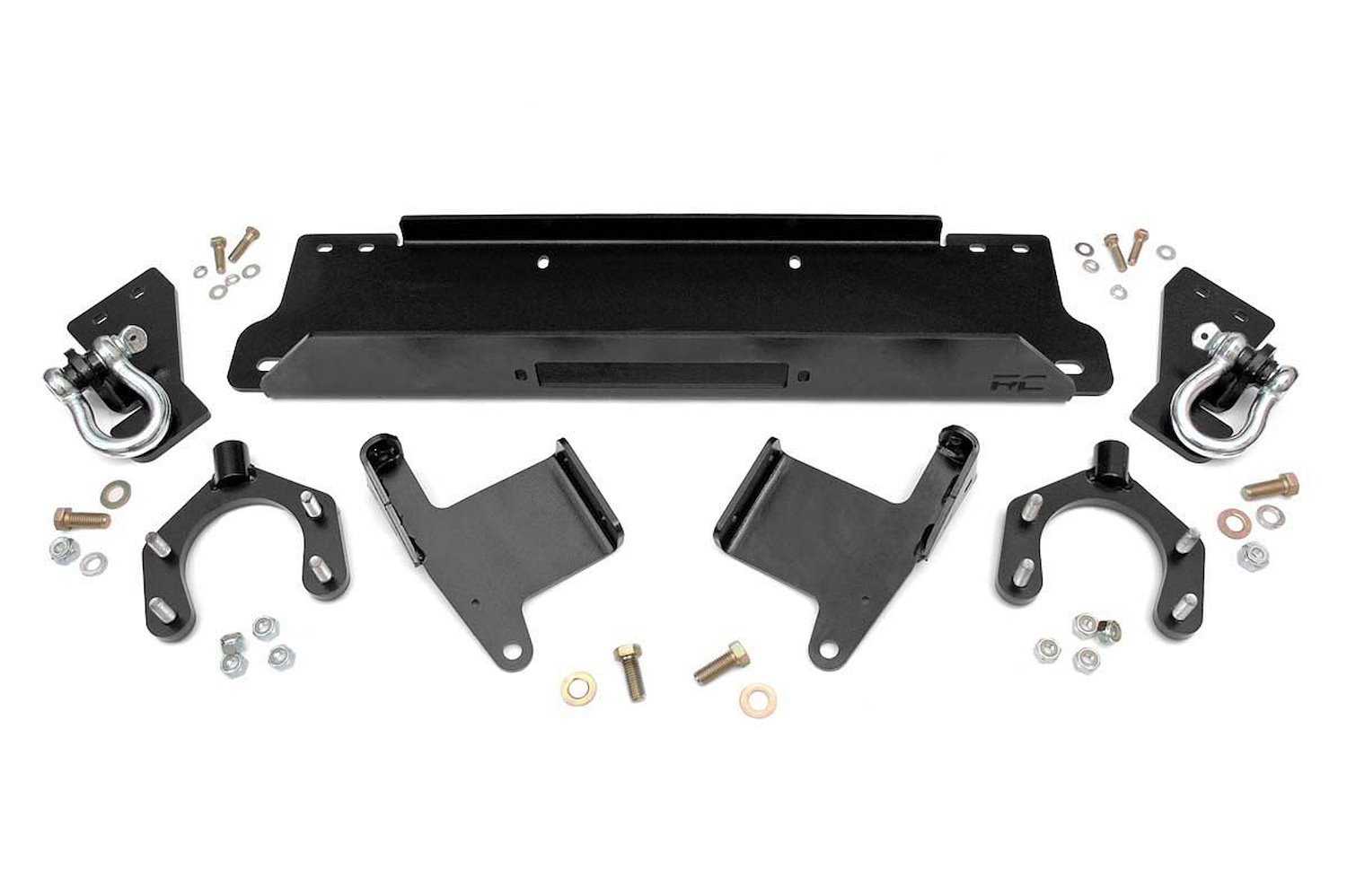 1173 Factory Bumper Winch Mounting Plate (Includes D-Rings)