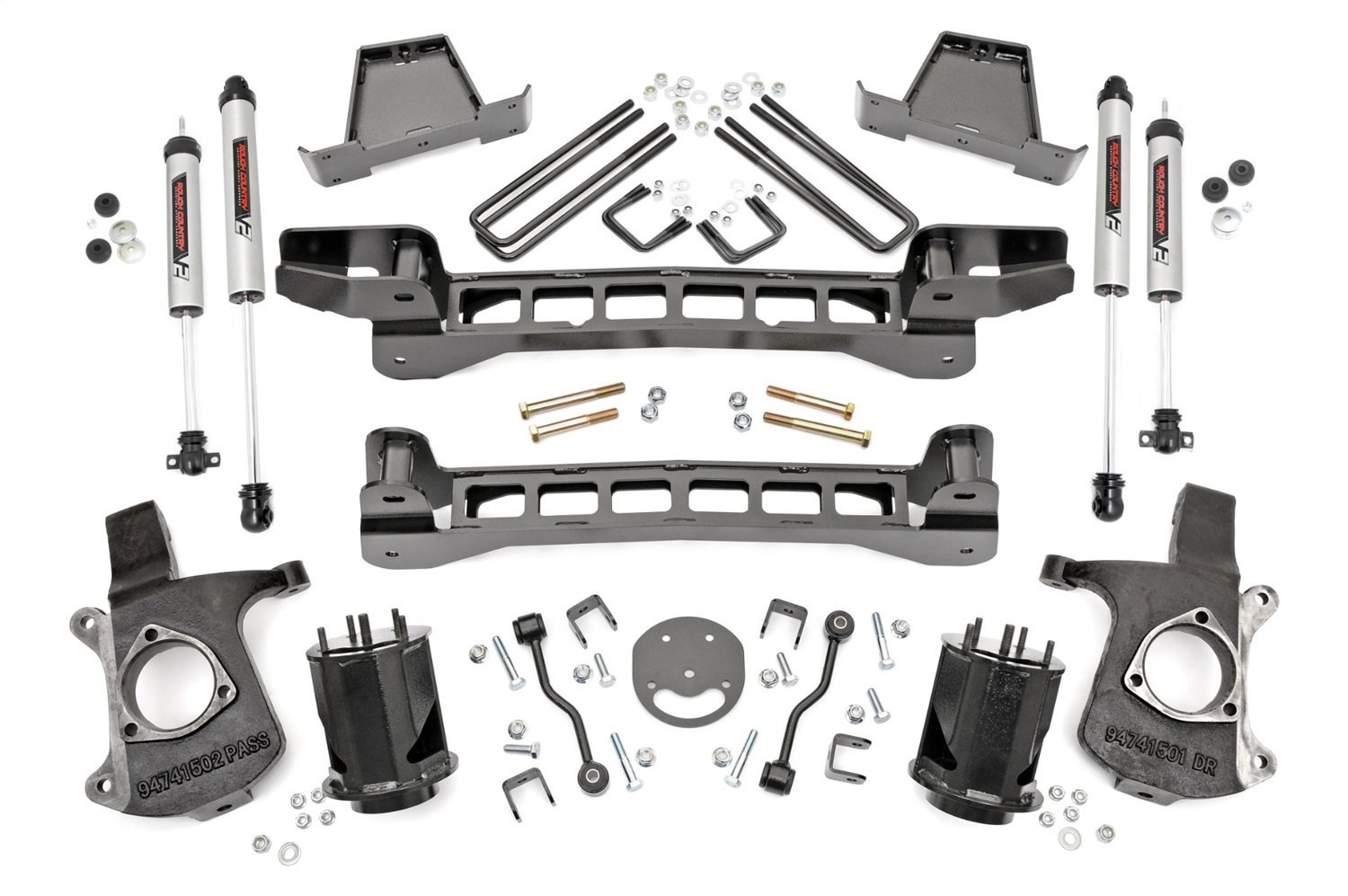 23470 6 in. Lift Kit, V2 Shocks, Chevy/GMC 1500 (99-06 & Classic)