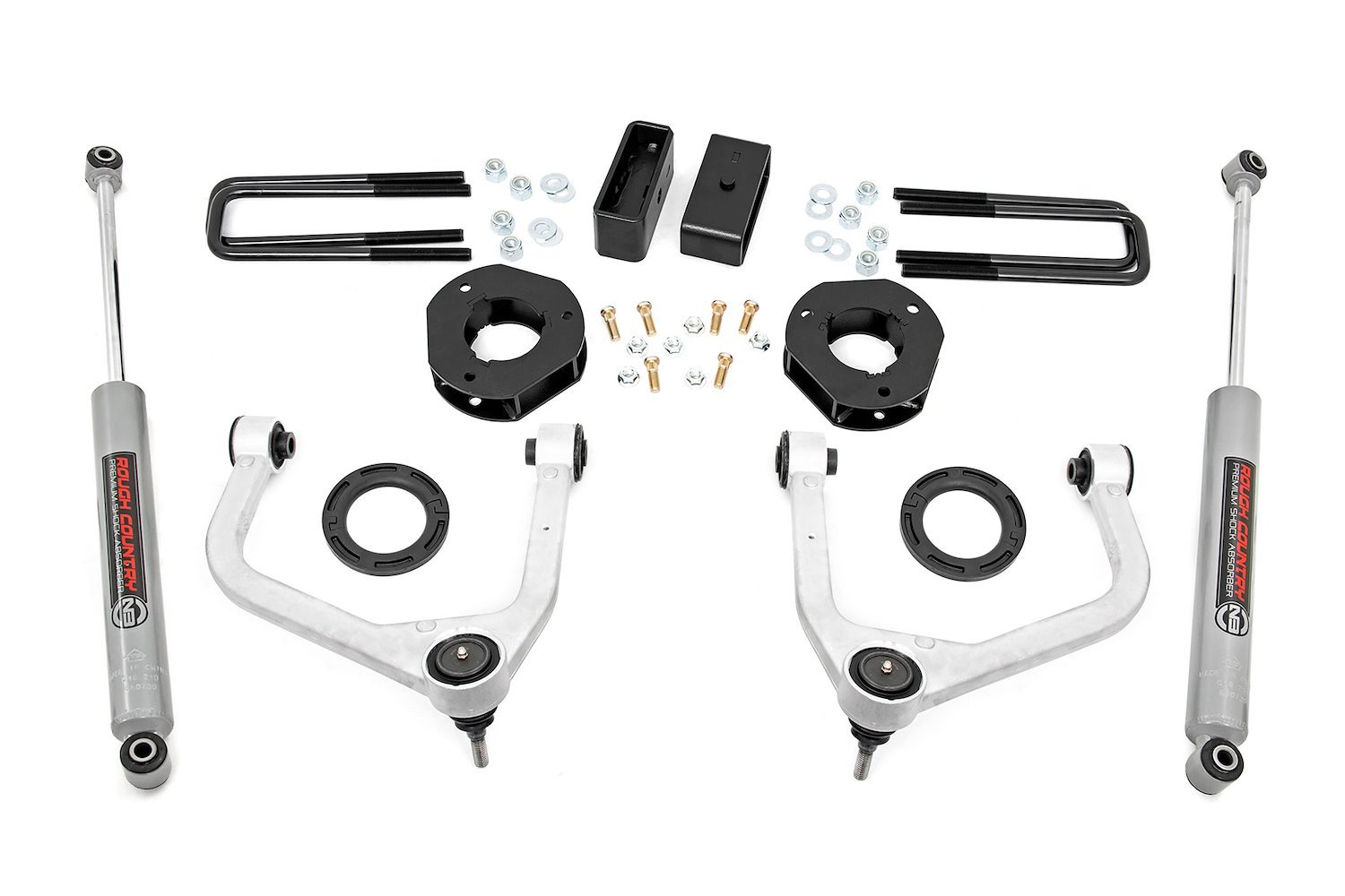 29531 3.5in Suspension Lift Kit w/ Forged Upper Control Arms (Chevy 1500 PU 4WD)