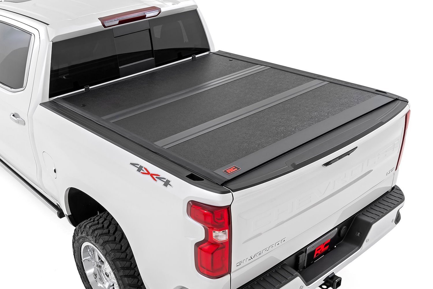 47119551B Hard Low Profile Bed Cover, 5'9 in. Bed, Rail Caps, Chevy/GMC 1500/2500HD/3500HD (14-19 & Classic)