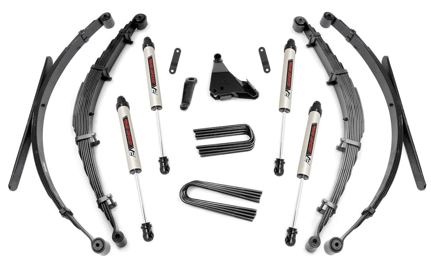 49770 6in Ford Suspension Lift System w/ V2 Shocks