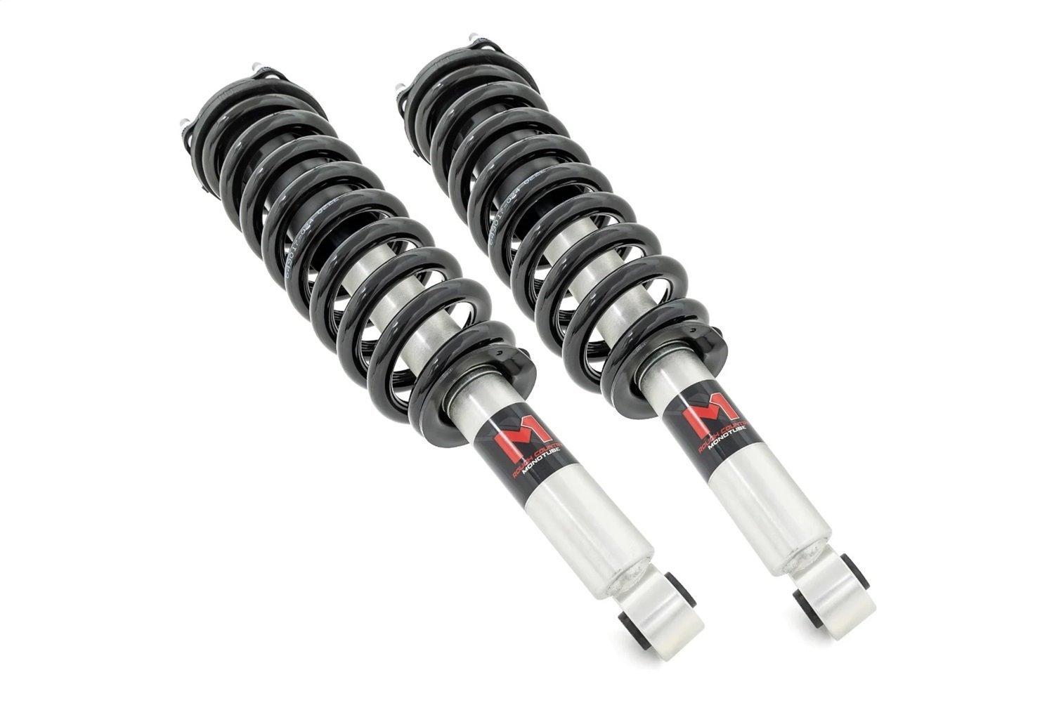502091 Lifted M1 Struts; 2.5 in. Lift; Front; Adjustable Leveling; 20.66 in. Extended Length; 16.61 in. Collapsed Length; Pair;