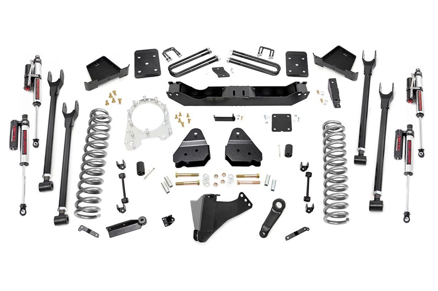 50750 6in Ford 4-Link Suspension Lift Kit, Vertex (17-19 F-250/350 4WD, 4in Axle)