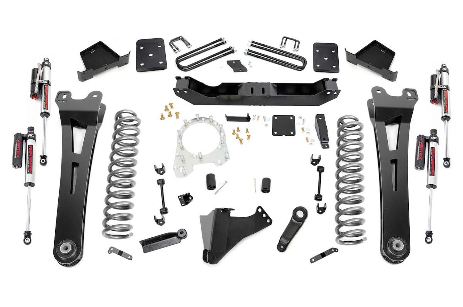 51250 6in Ford Susp Lift Kit w/Rad Arms, Vertex (17-19 F-250 4WD w/Overloads, Diesel)
