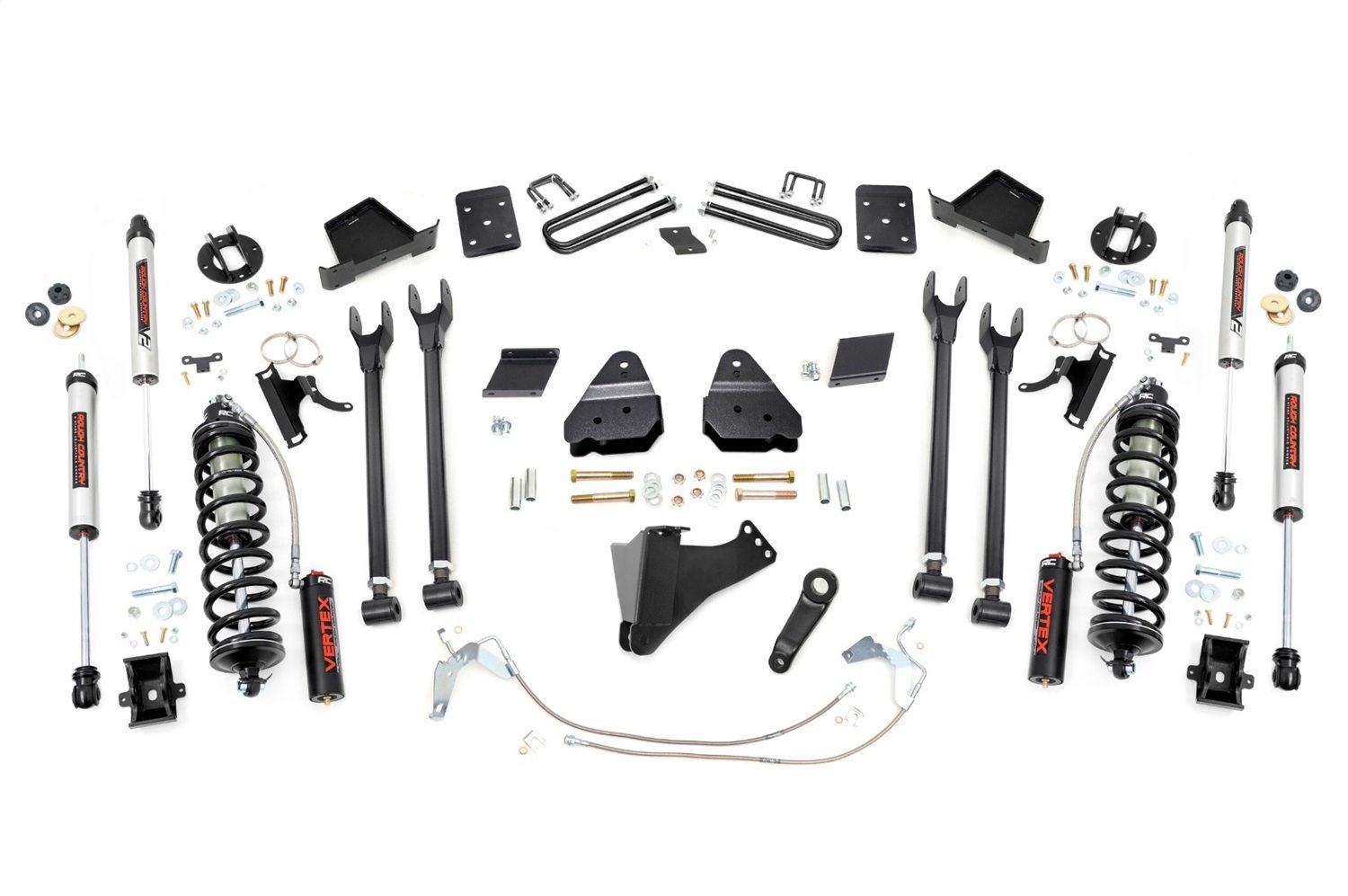 52758 6 in. Lift Kit , 4-Link , No OVLD , C/O V2, Ford Super Duty (15-16)