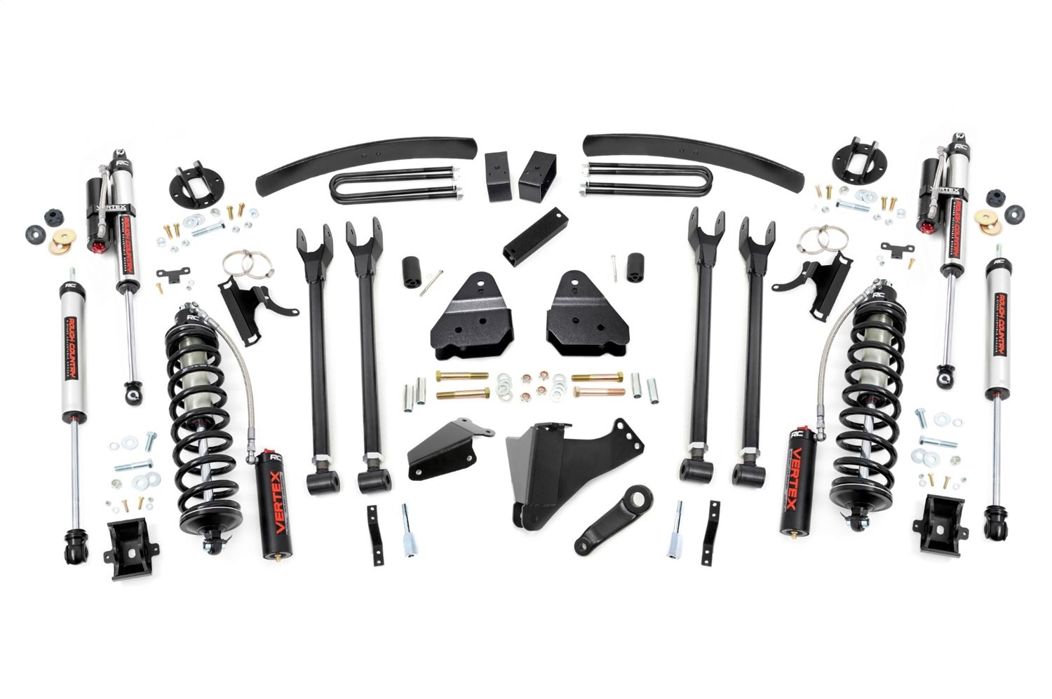 57859 6 in. Lift Kit , Gas , 4 Link , No OVLDS , C/O Vertex, Ford Super Duty (05-07)