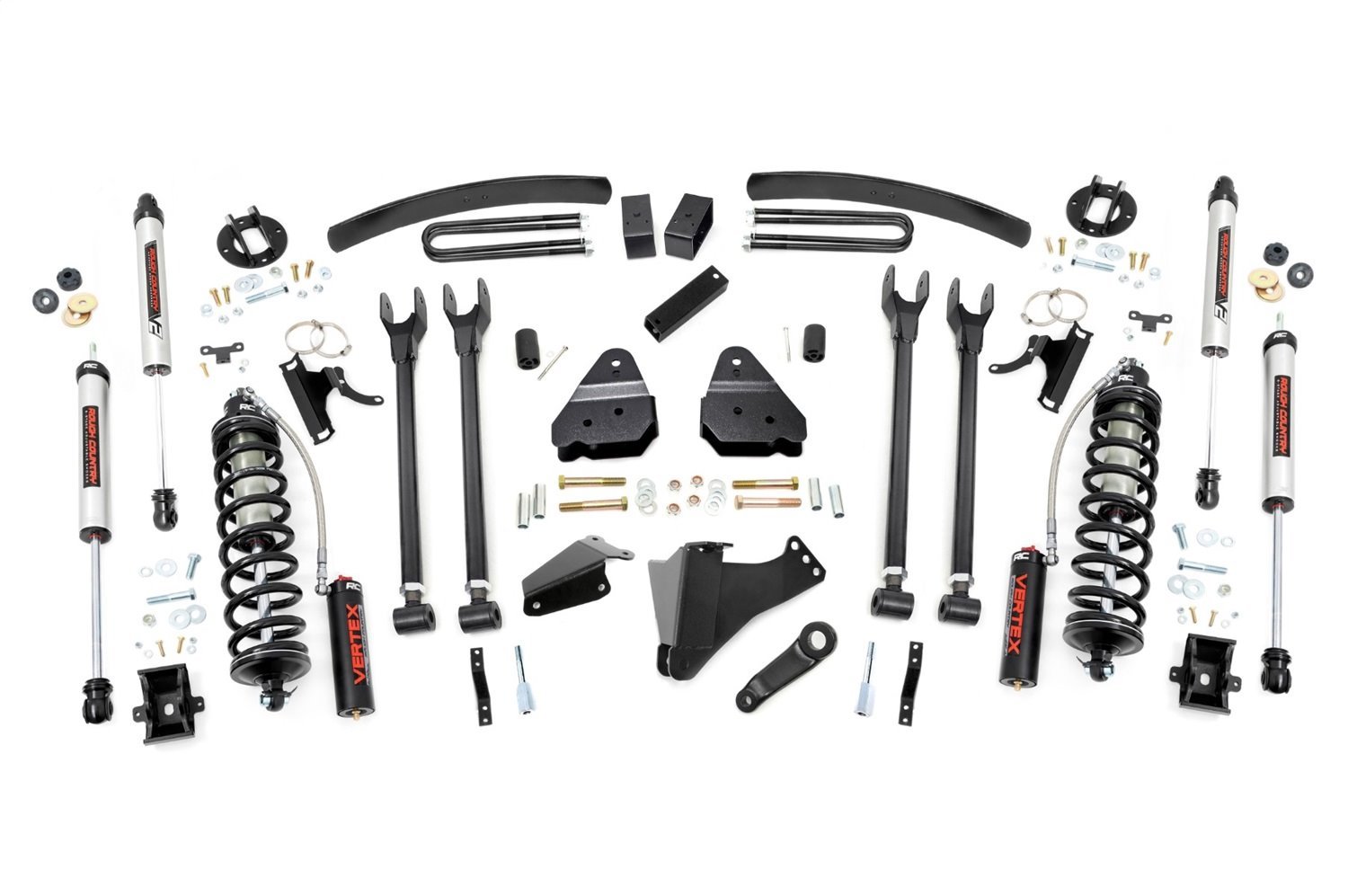 57958 6 in. Lift Kit , Diesel , 4 Link , C/O V2, Ford Super Duty (05-07)