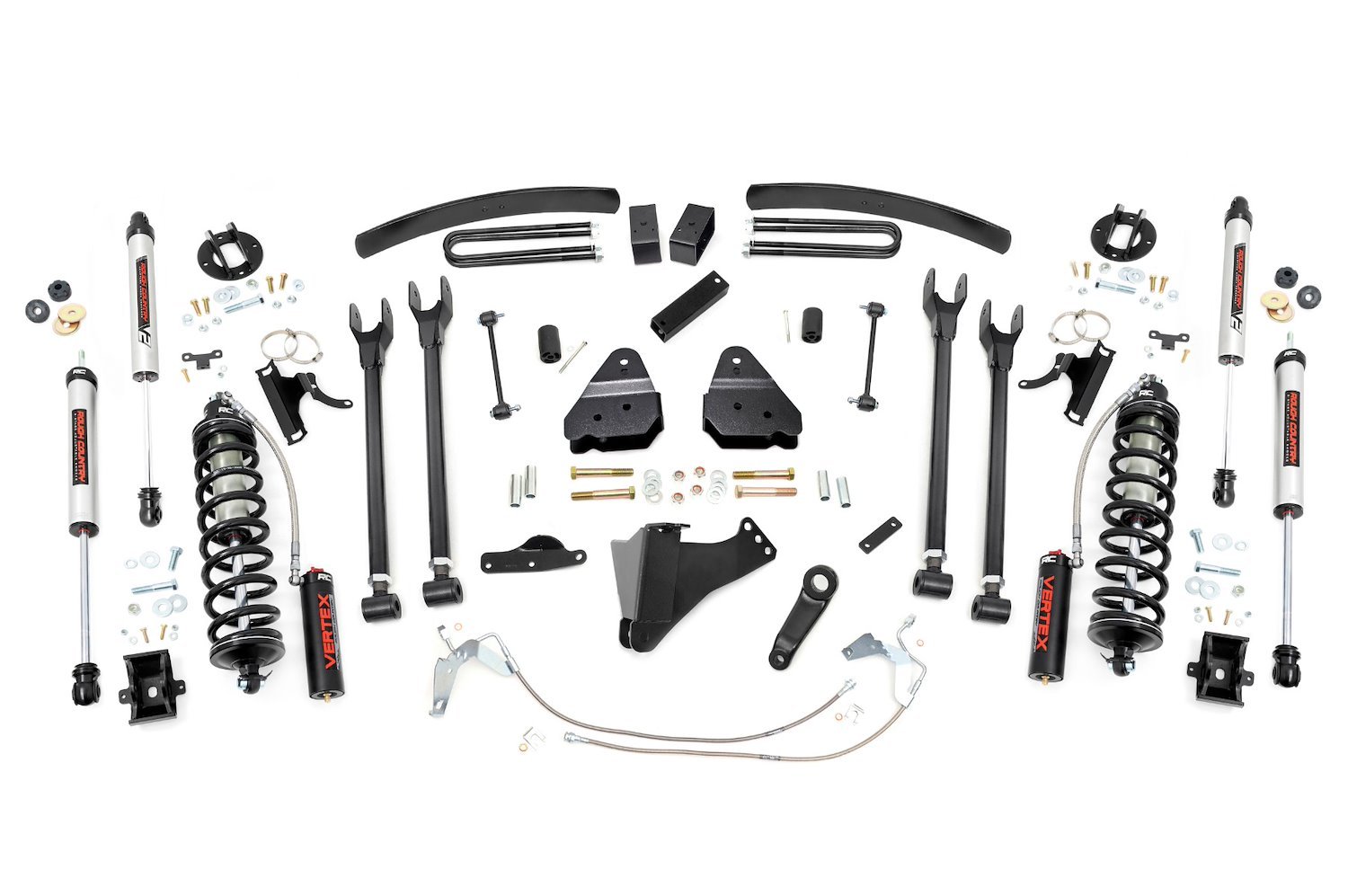 58458 6 in. Lift Kit , Diesel , 4 Link , C/O V2, Ford Super Duty (08-10)