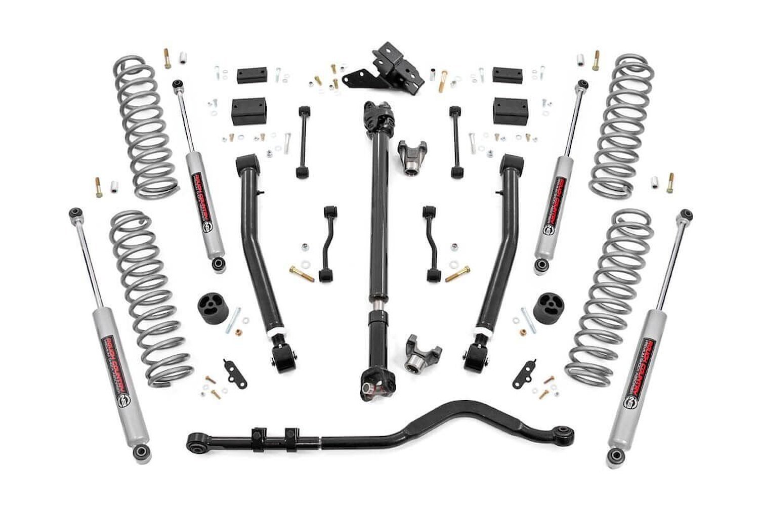 62830 3.5in Jeep Susp Lift Kit, Stg 2 Coils and Adj Cntrl Arms (18-20 Wrangler JL-2Dr)