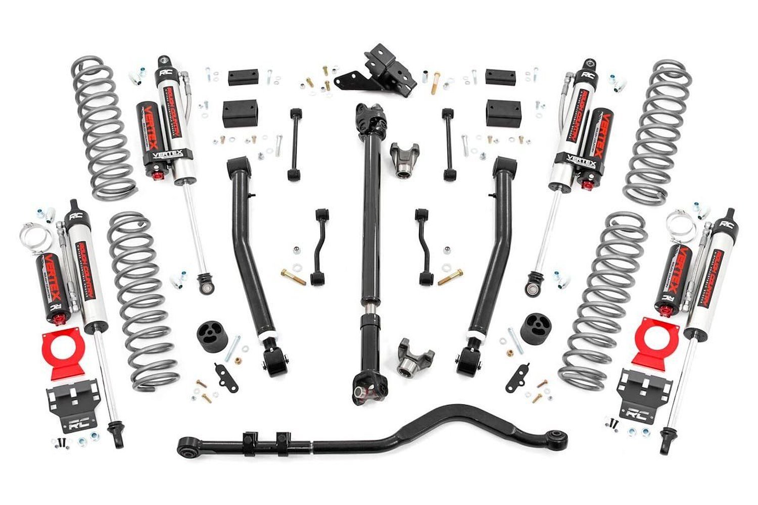 62850 3.5in Jeep Susp Lift Kit, Stg 2 Coils and Adj Cntrl Arms (18-20 Wrangler JL-2Dr)