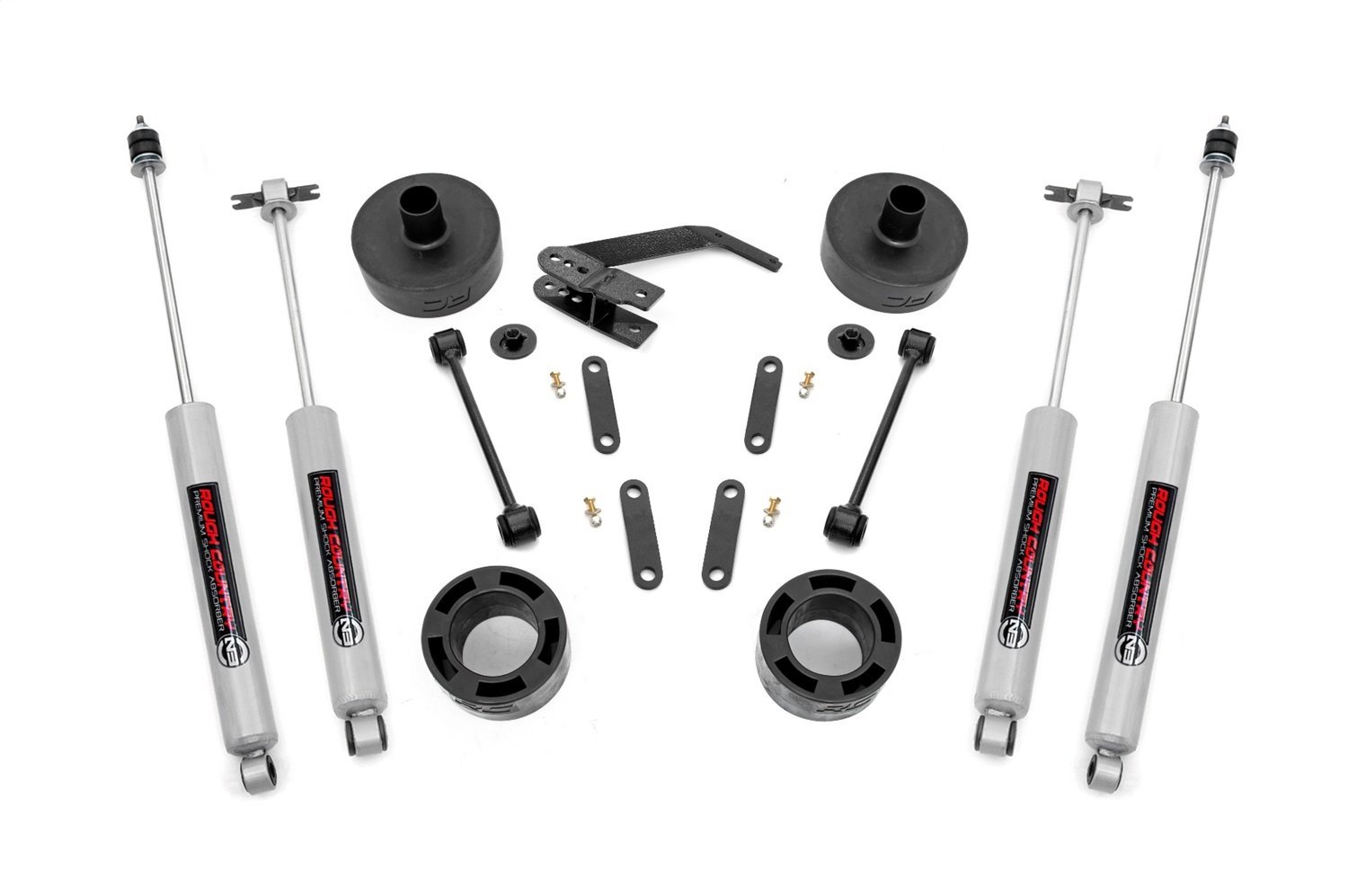 65730 Front and Rear Suspension Lift Kit, Lift Amount: 2.5 in. Front/2.5 in. Rear