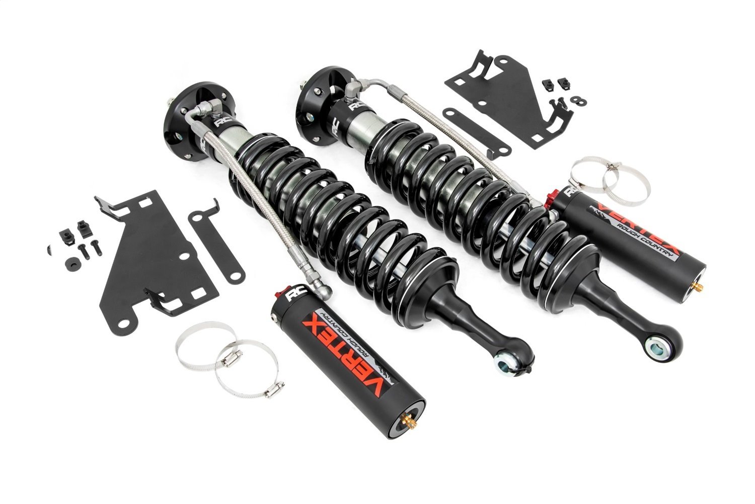 689049 Adjustable Vertex Coilovers; 2.5 Front; 3.5 in. Lift; 22.24 in. Extended Length; 16.54 in. Collapsed;