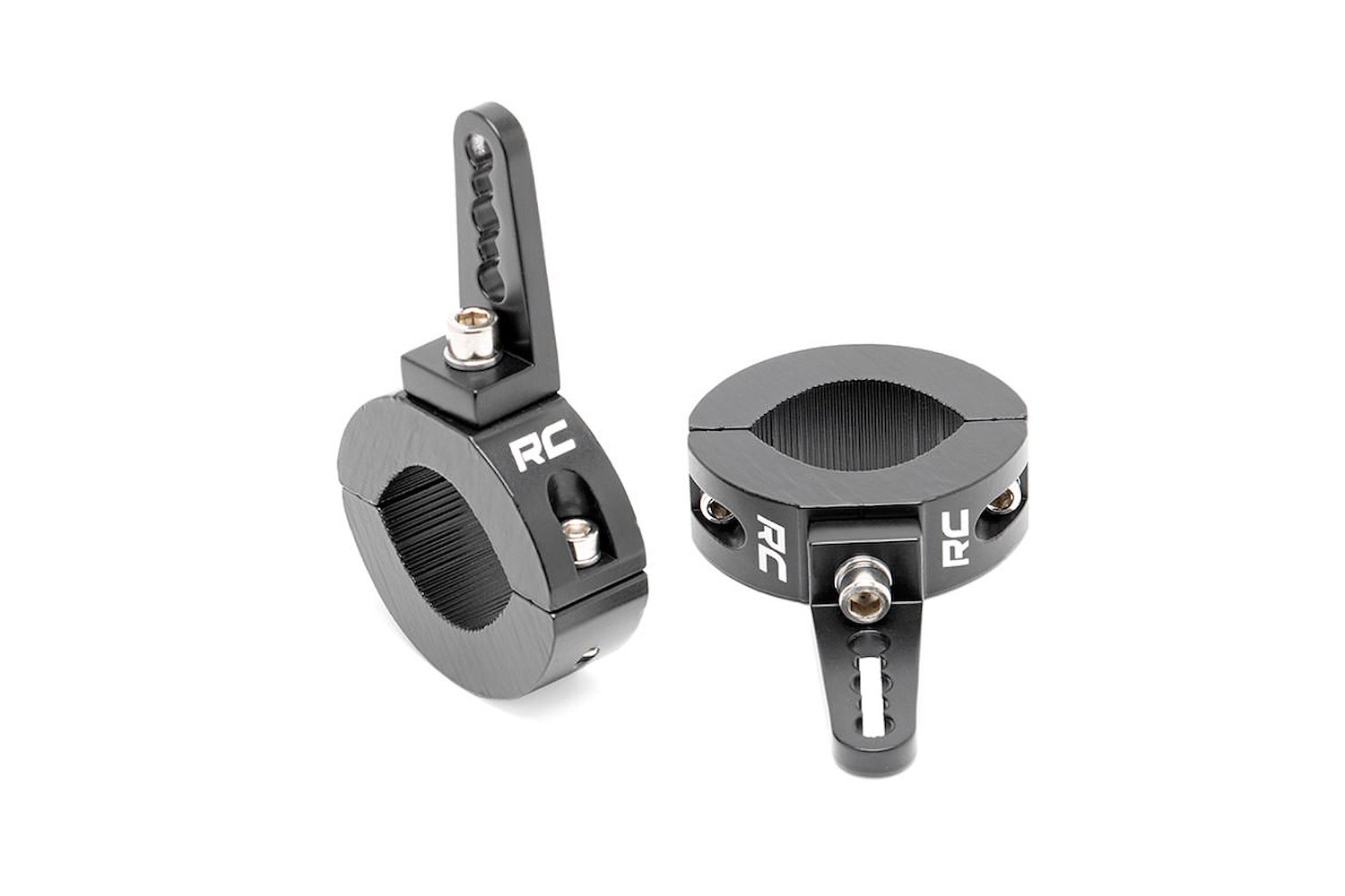 70171 Universal LED Light Adjustable 1.65-2-inch OD Tube Mounting Clamps (Pair)