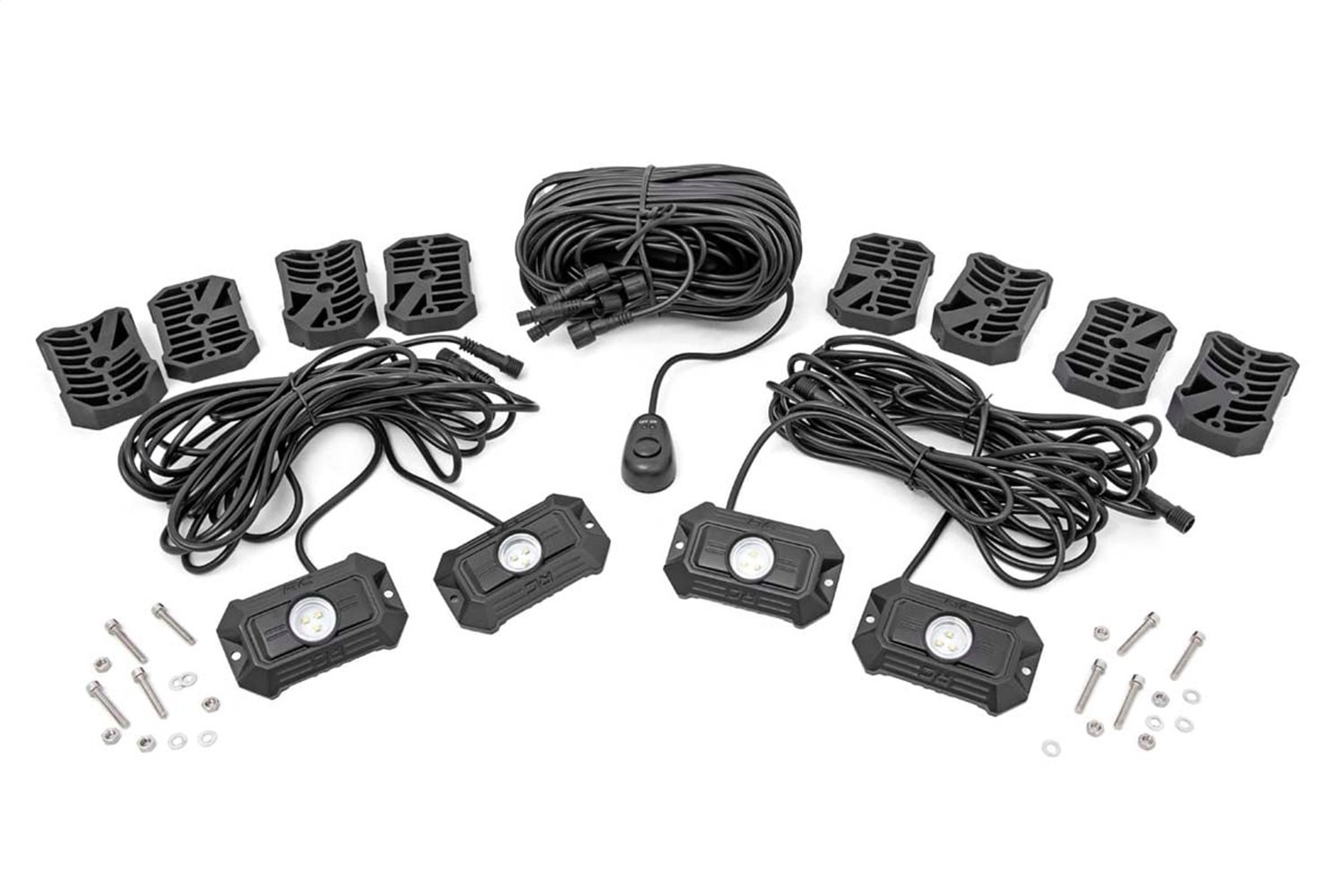 70980 Deluxe LED Rock Light Kit - 4