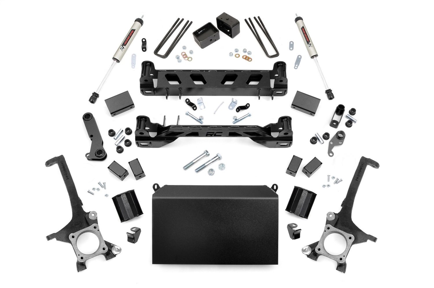75170 4in Toyota Suspension Lift Kit w/ V2 Shocks (16-20 Tundra 4WD/2WD)