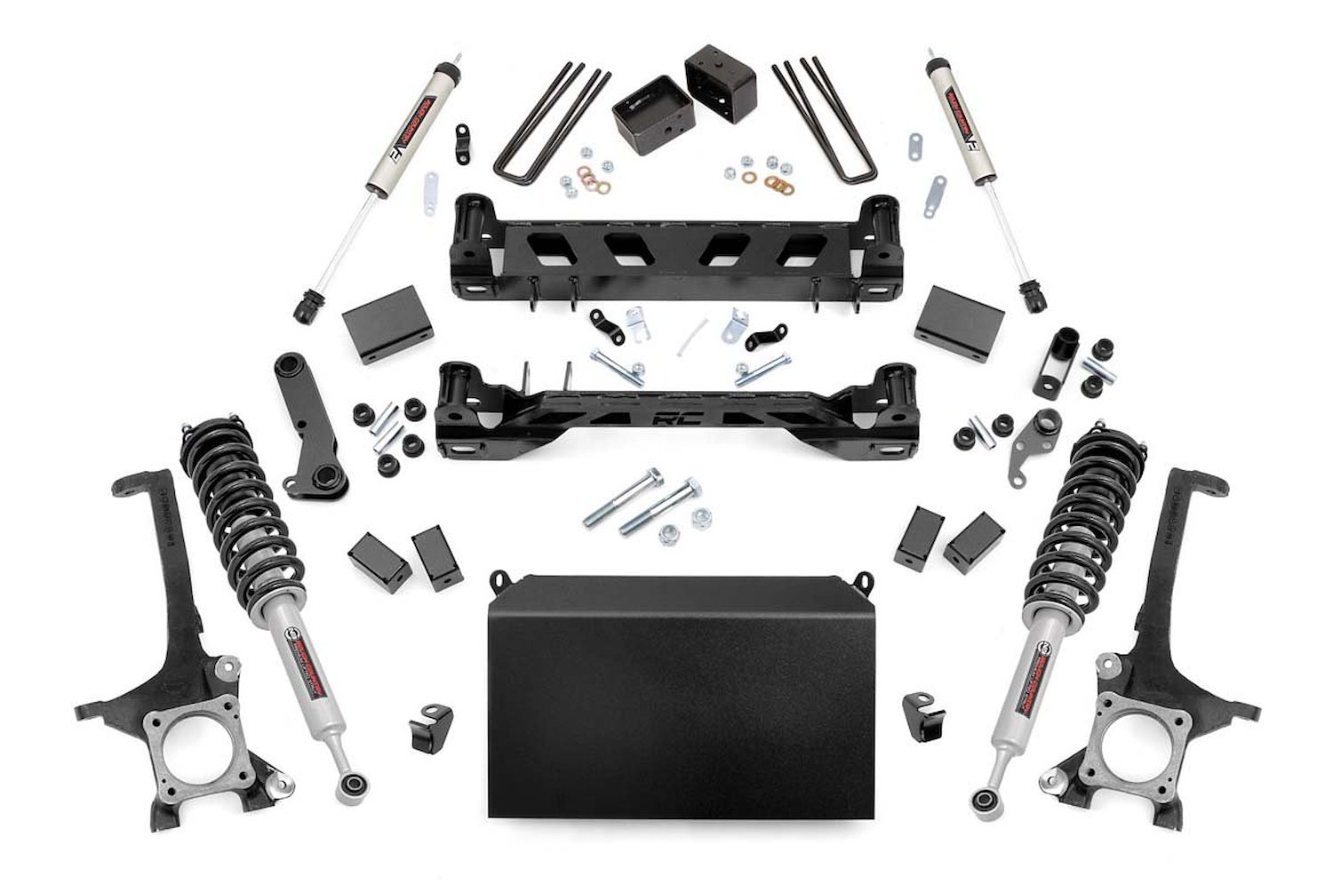 75471 6in Toyota Suspension Lift Kit, Lifted N3 Struts and V2 Shocks (07-15 Tundra)
