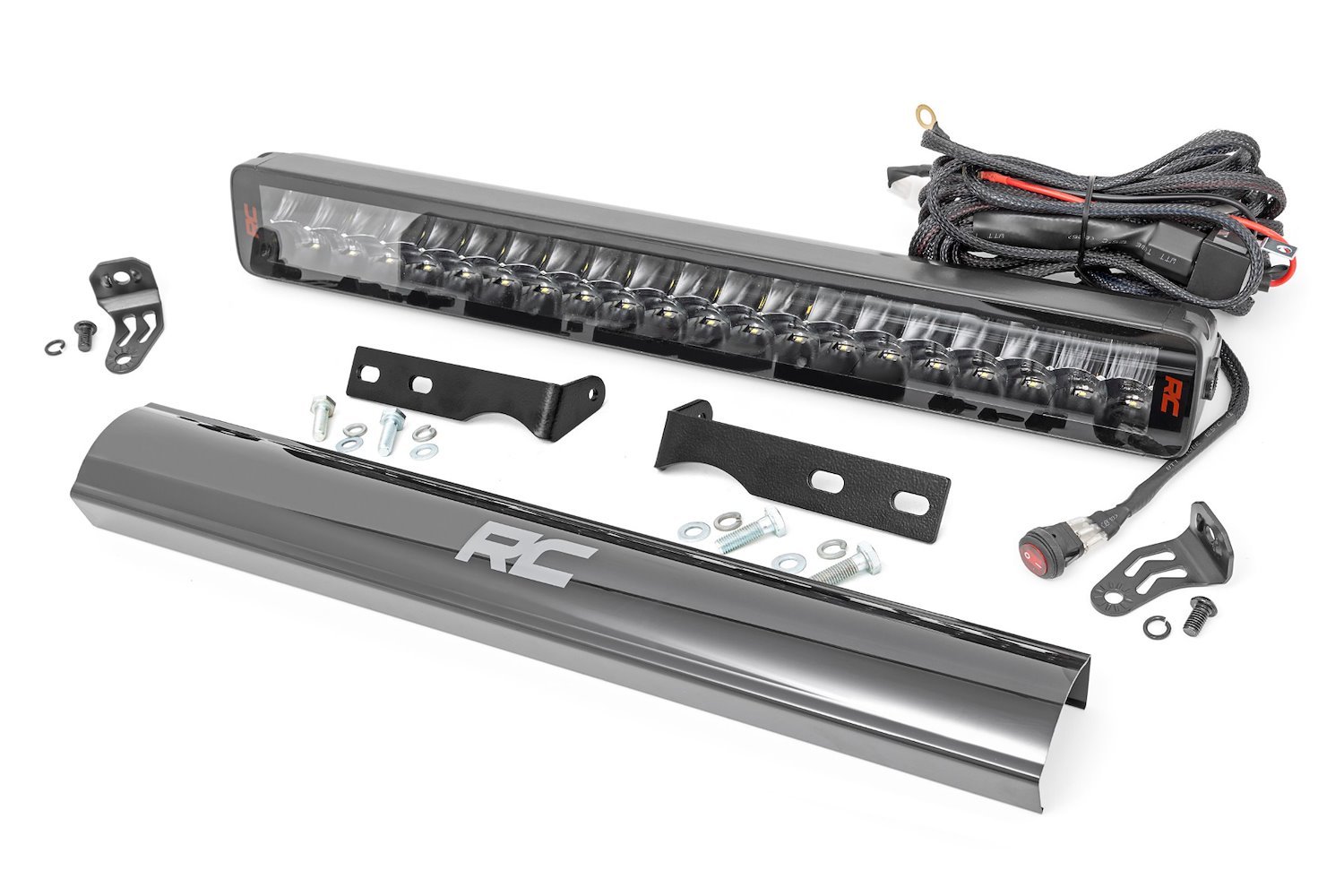 80773 Spectrum LED Light Bar; Bumper Mount; 20 in. Dual Row;