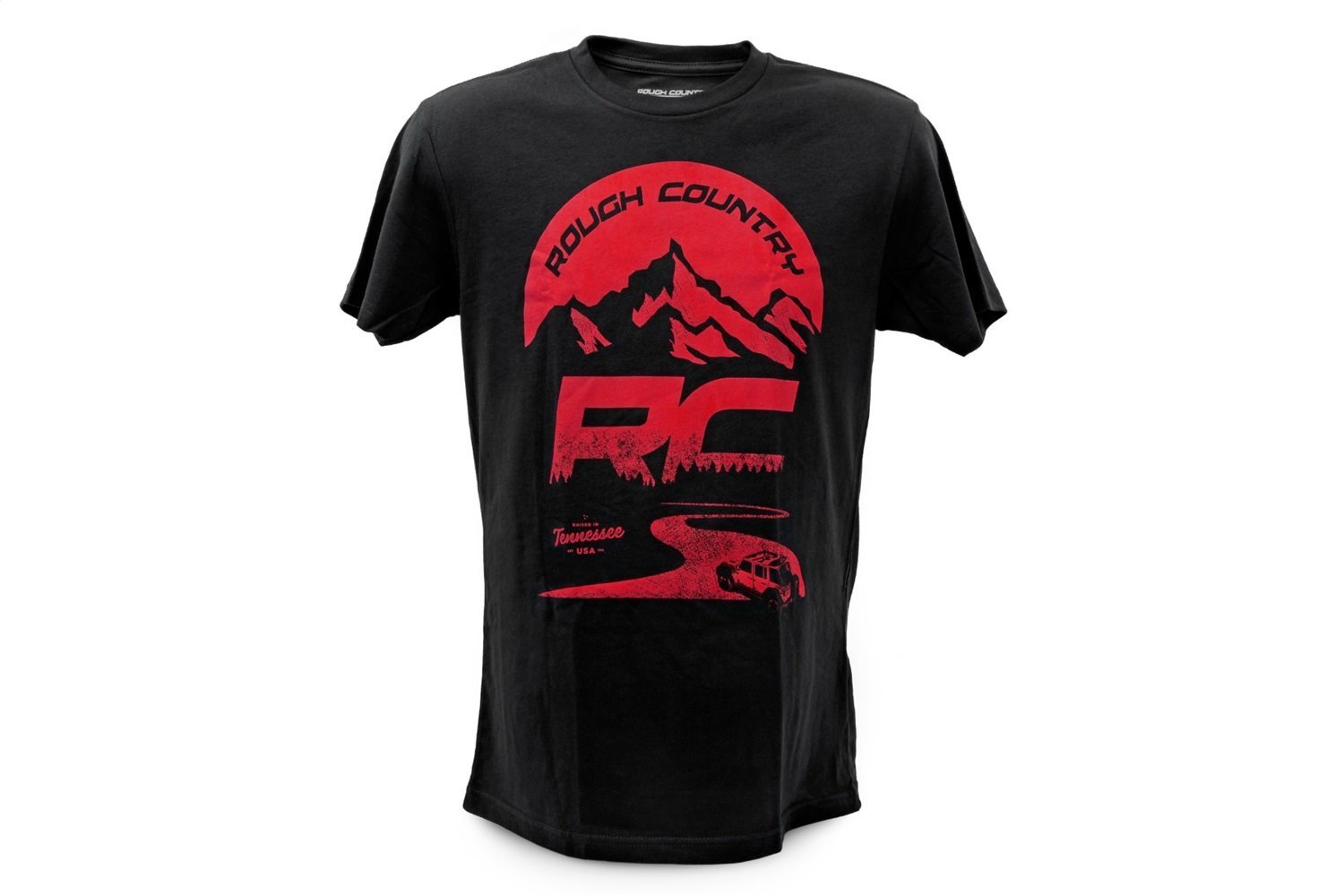 840923XL T-Shirt, RC Mountains, Black, 3XL