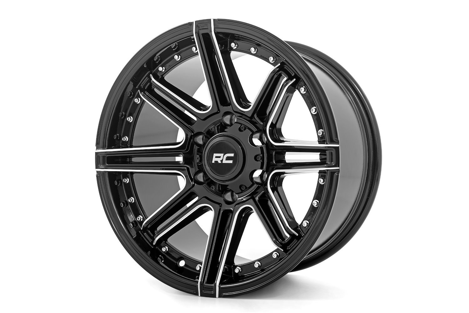 88221006 88-Series Wheel, One-Piece, Size: 22" x 10", Bolt Pattern: 8 x 180 mm [Gloss Black]