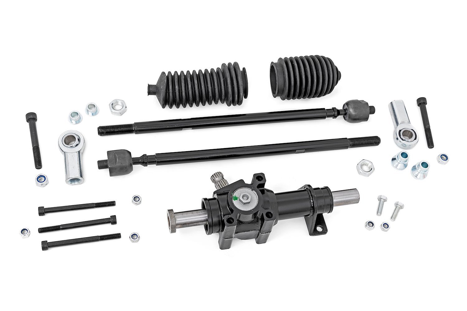 93115 Rack And Pinion; Heavy Duty; Black; Incl. Hardware;