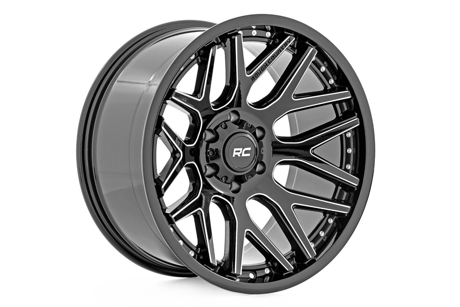 95201013M 95-Series Wheel, Machined One-Piece, Size: 20" x 10", Bolt Pattern: 5 x 4.50" [Gloss Black]