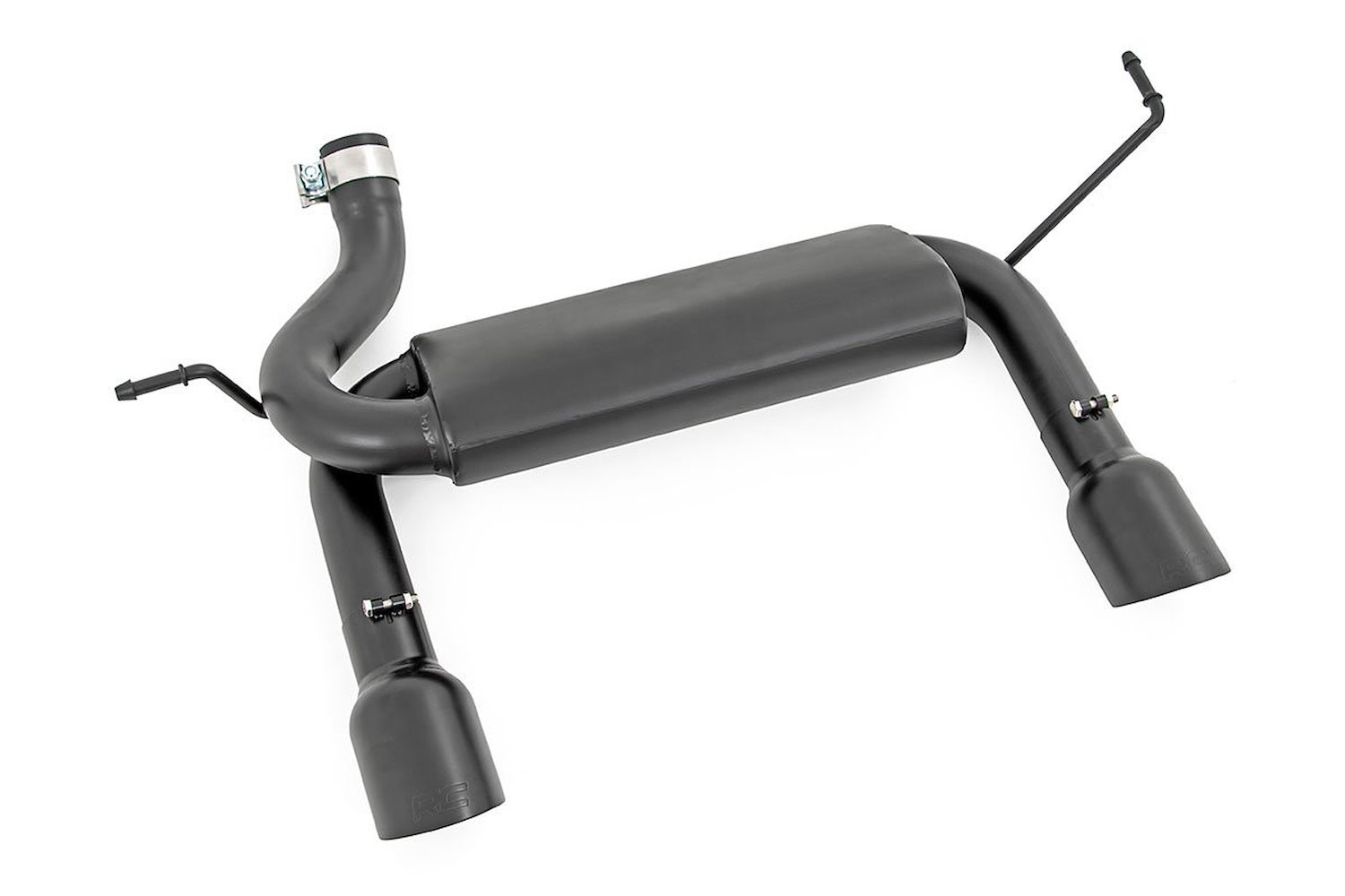 96002A Jeep Dual Outlet Performance Exhaust - Black (07-18 Wrangler JK)