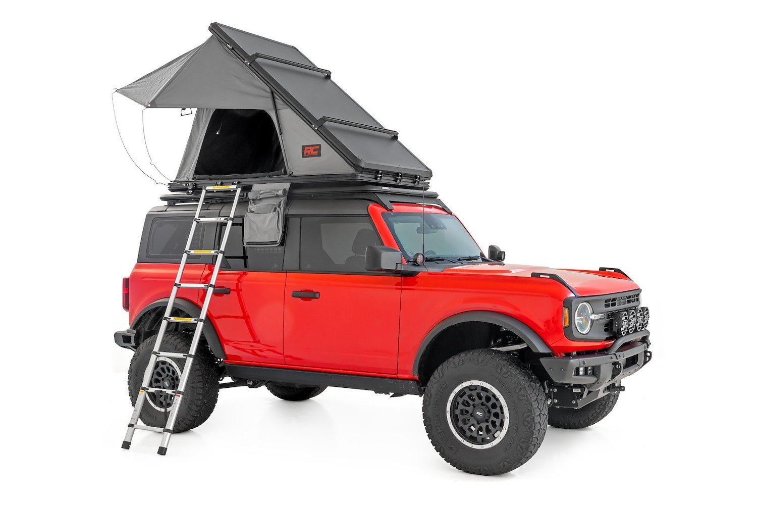 99077 Hard Shell Roof Top Tent, Low-Profile Aluminum Shell, Rack Mount