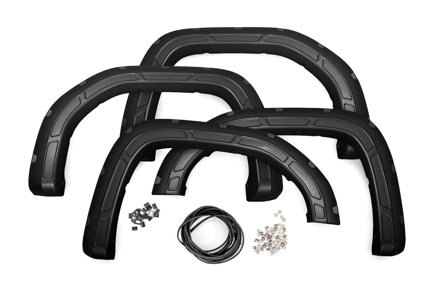 A-G11950-GBA Defender Pocket Fender Flares , Black, Fits Select GMC Sierra 1500