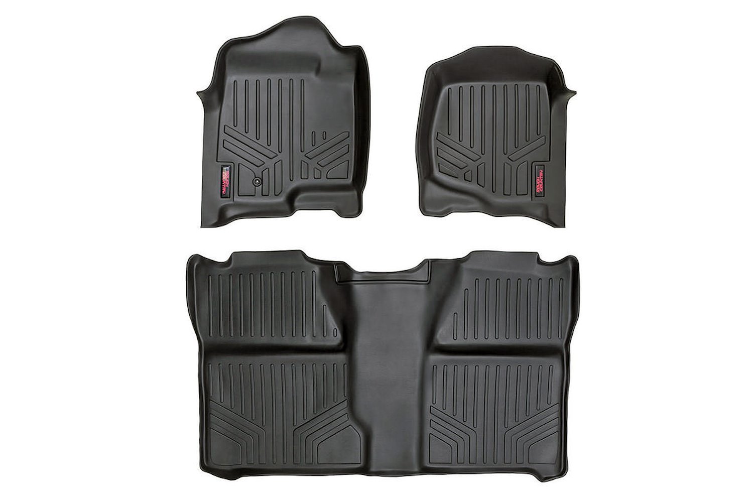 M-20713 Heavy Duty Floor Mats - Front and Rear Combo (Crew Cab Models)