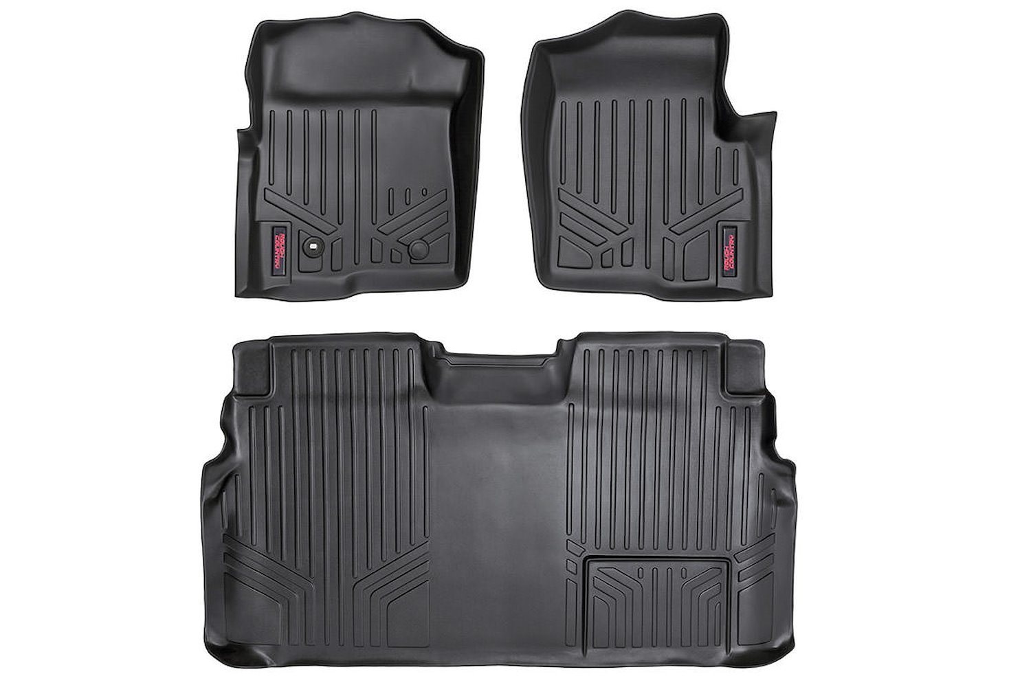 M-50912 Heavy Duty Floor Mats - Front and Rear Combo (SuperCrew Cab Models)