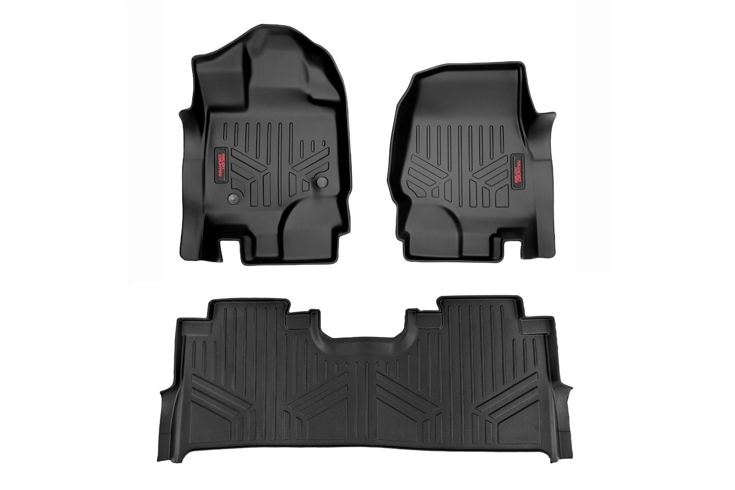 M-51515 Floor Mats, FR and RR, FR Buckets, w/Factory Under Seat Storage Ford F-150 2WD/4WD (2015-2023)