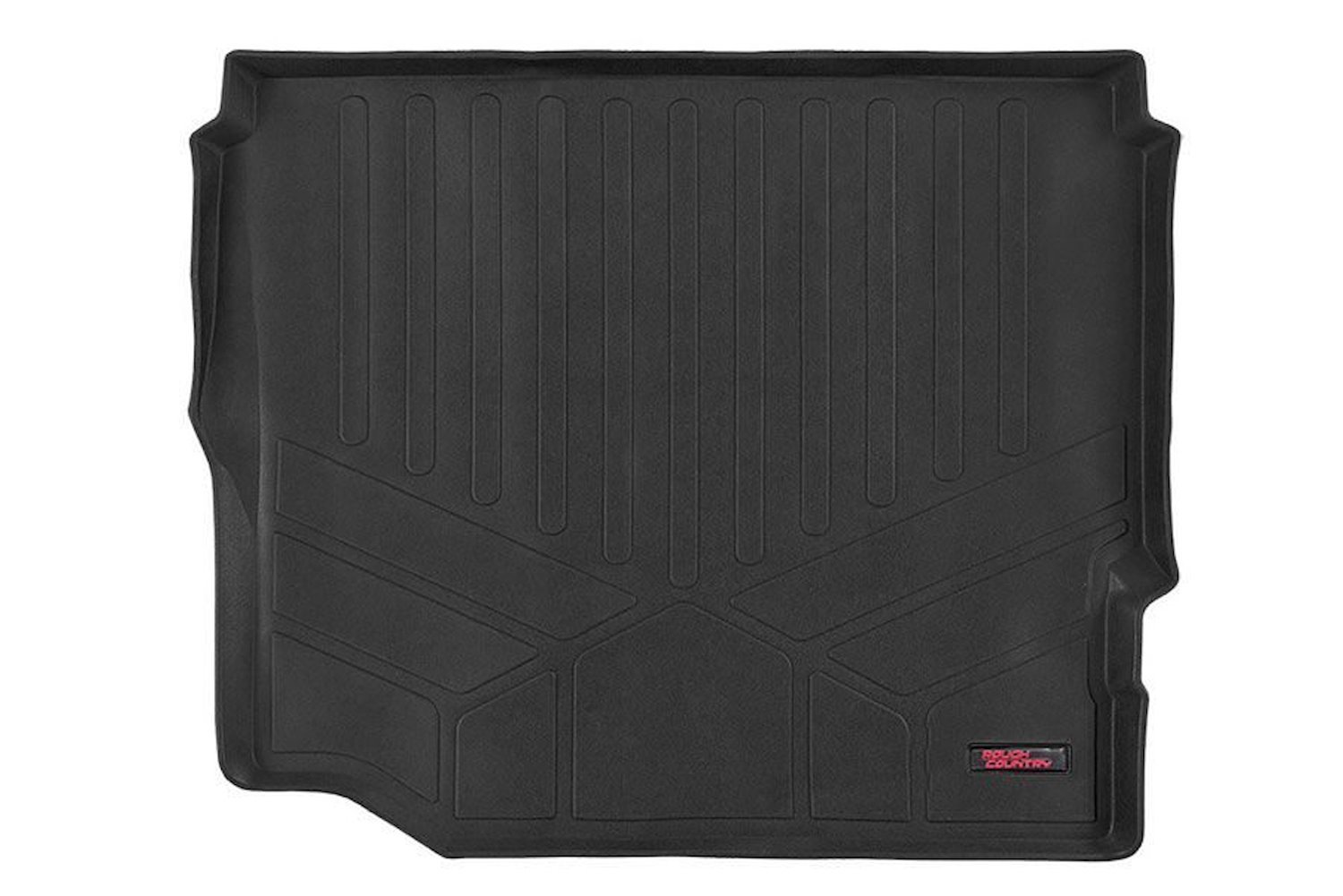 M-6125 Heavy Duty Cargo Liner; Rear; Semi Flexible; Made Of Polyethylene; Textured Surface; w/o Factory Subwoofer;
