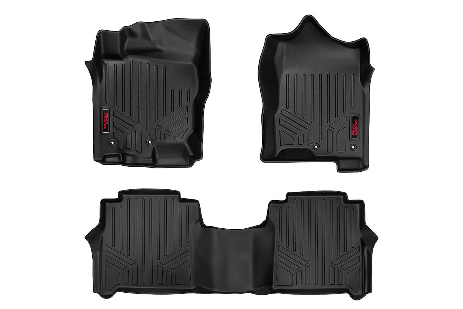 M-81712 Heavy Duty Floor Mats - Front and Rear Combo (Crew Cab Models)