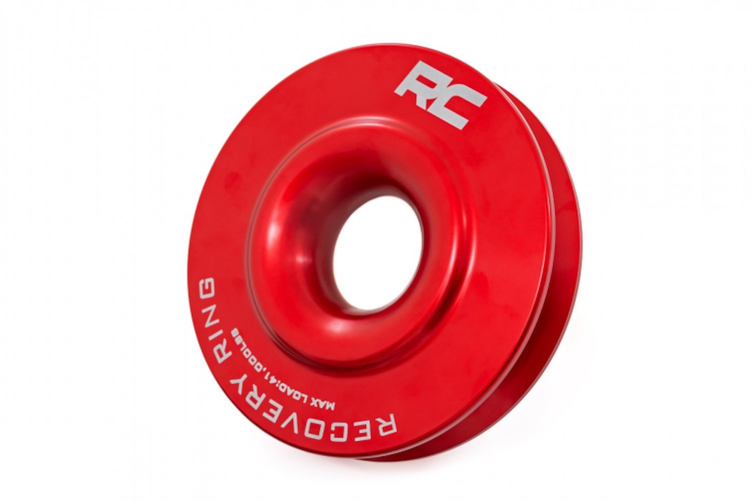 RS183 4 in. Winch Recovery Ring 41,000 lb. [Red]