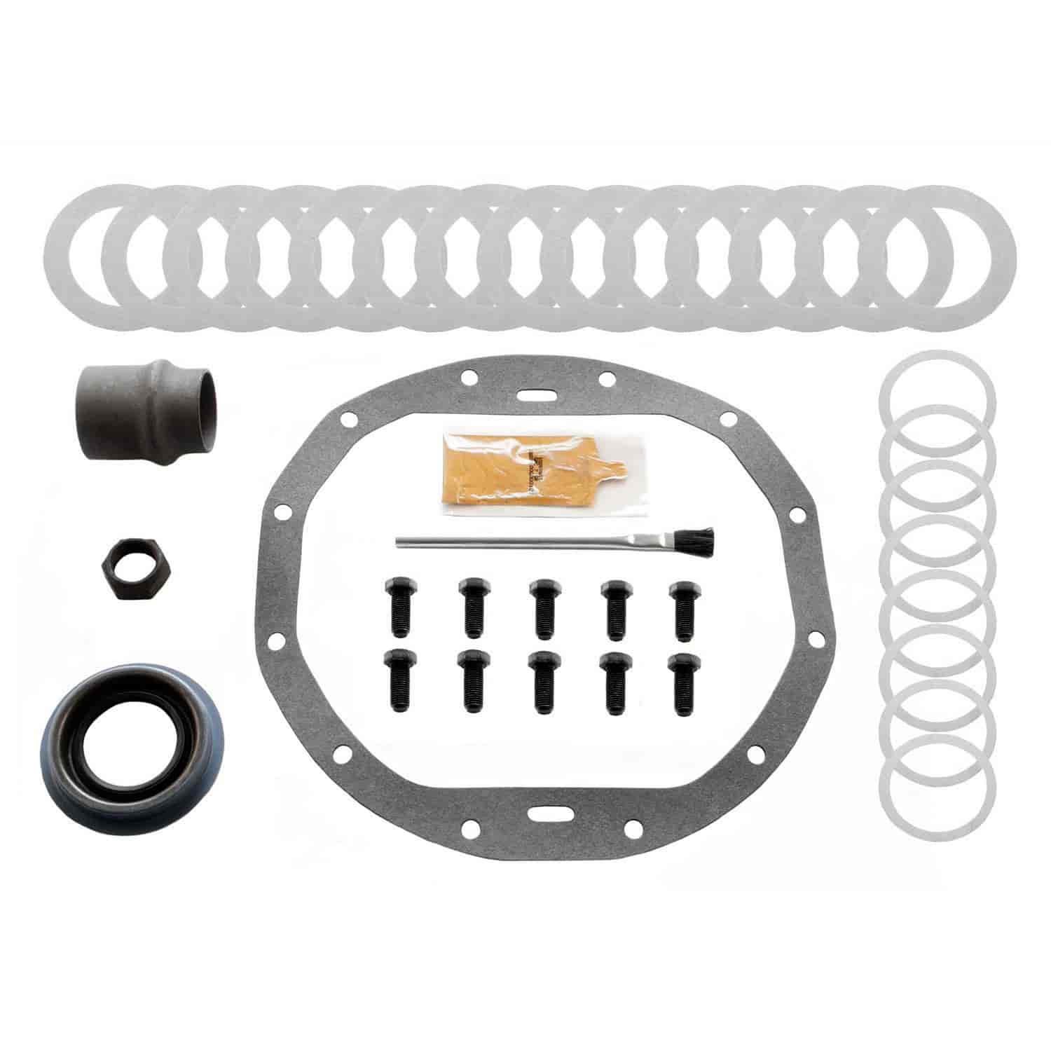 Excel; Half Ring And Pinion Install Kit; Fits GM 12 Bolt Car; Incl. Cover Gasket/Crush Sleeve/Pinion