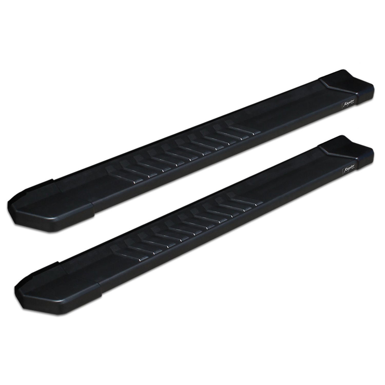 1701-0017BT 6 in OEM Style Slide Track Running Boards, Black Aluminum, Fits Select Chevy Silverado/GMC Sierra 1500/2500/3500