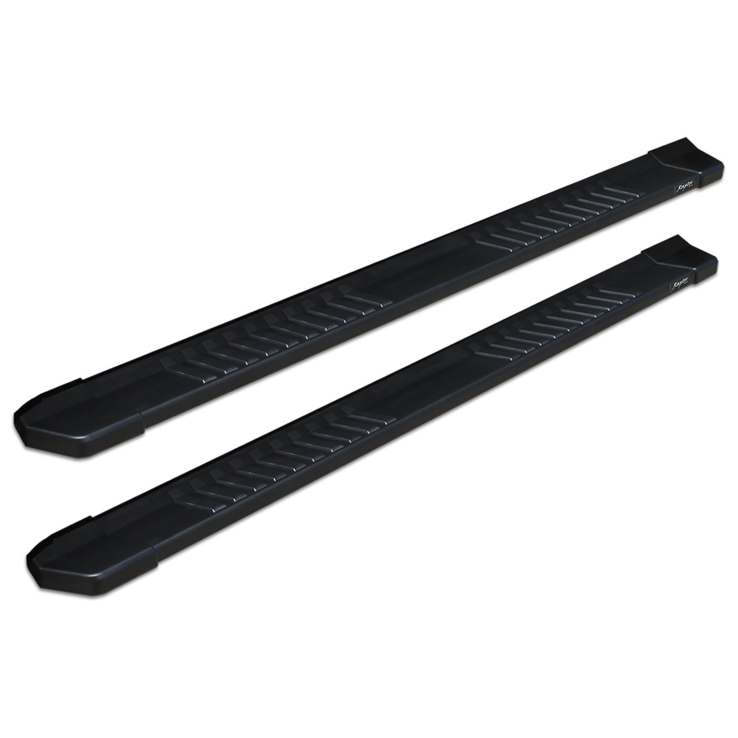 1707-0431BT 6 in OEM Style Slide Track Running Boards, Black Aluminum, Fits Select Nissan Frontier