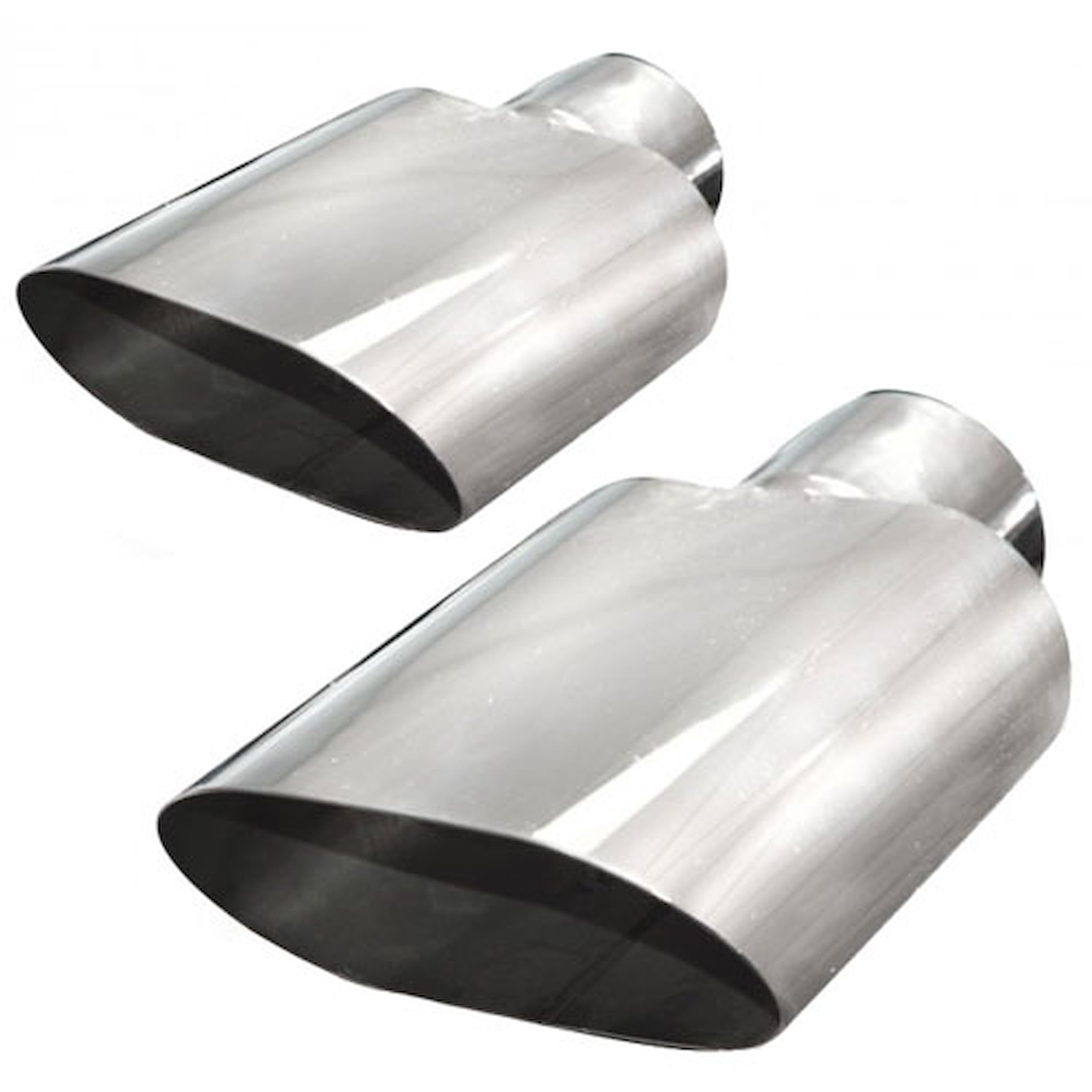 Big Oval Tips - 35 Degree Angle Cut - Inlet: 2.5"