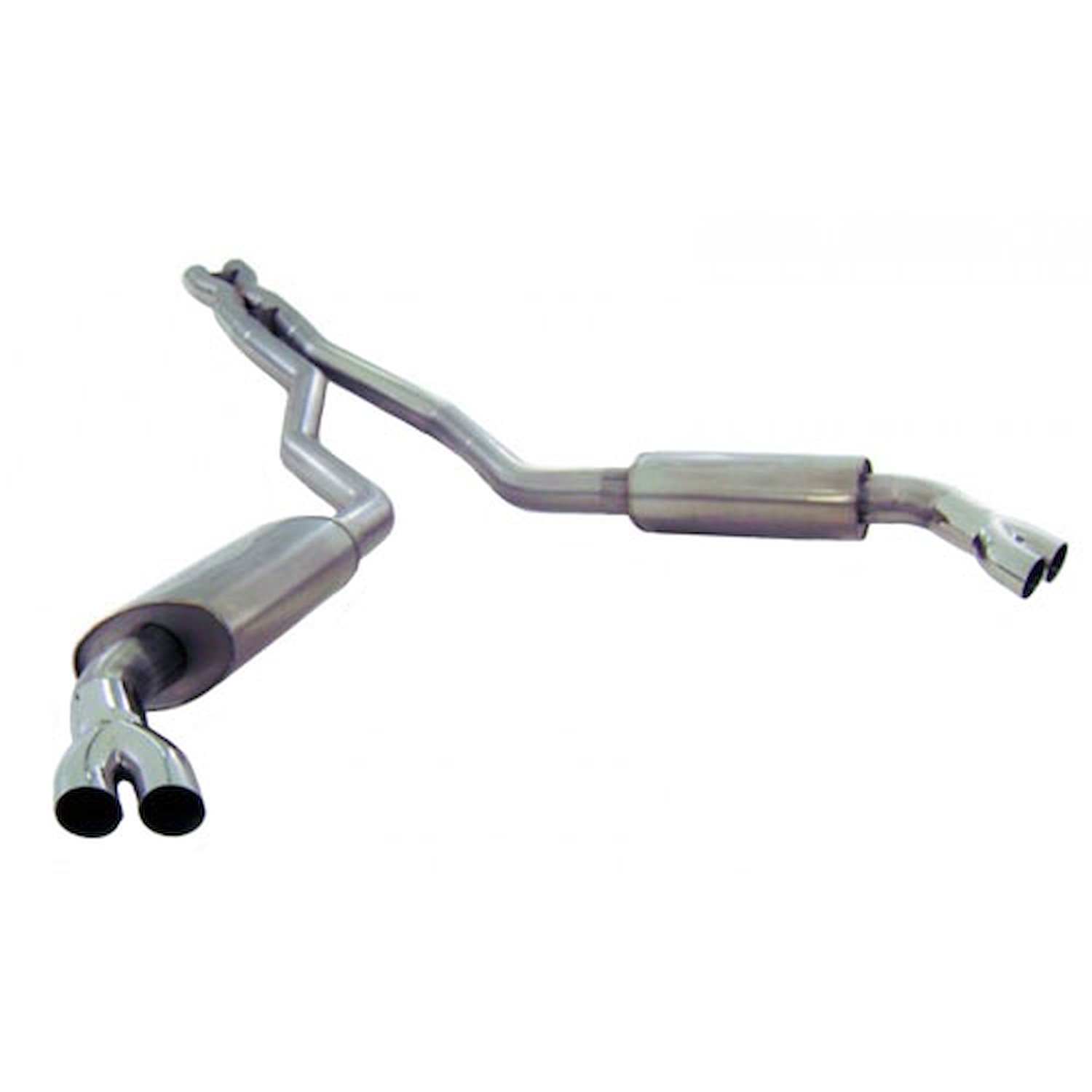 2010+ Camaro 6.2L 304 SS CNC mandrel bent 3 dual exhaust system with x-pipe dual chambered turbo muf