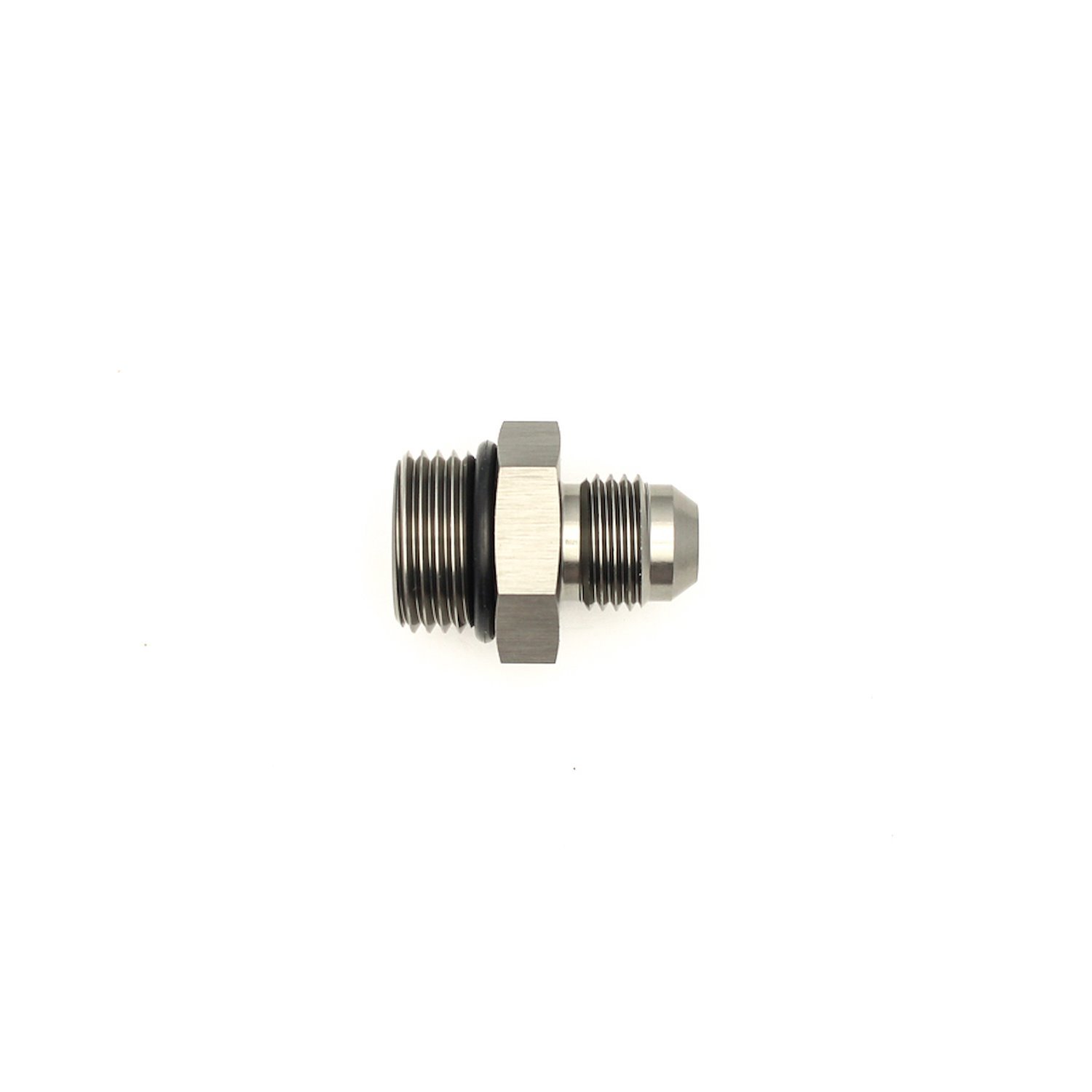 6020401 8AN ORB Male to 6AN Male Flare Adapter (Incl O-Ring) Anodized DW Titanium
