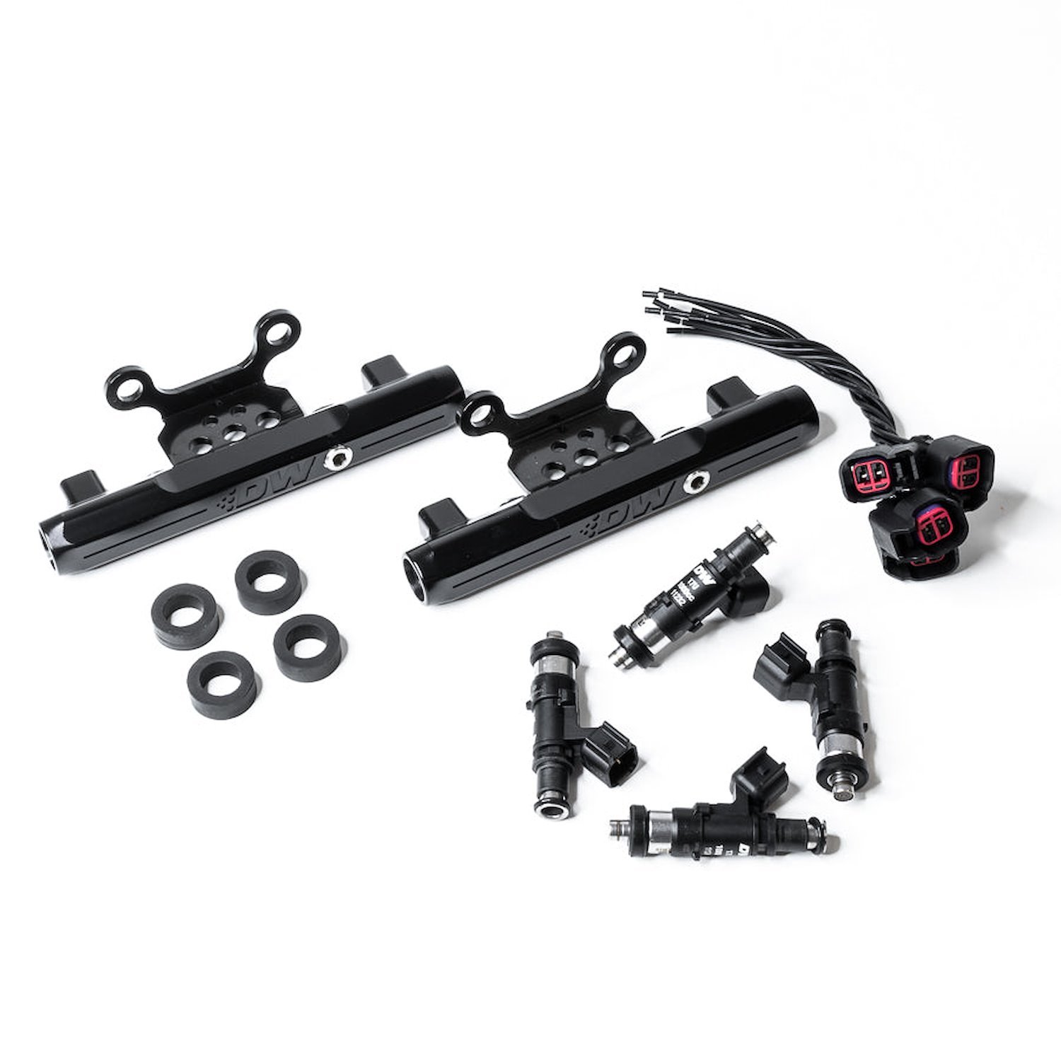 61011000 Subaru side feed to top feed fuel rail conversion kit and 1000cc fuel Injectors for 04-06 STI and Legacy GT