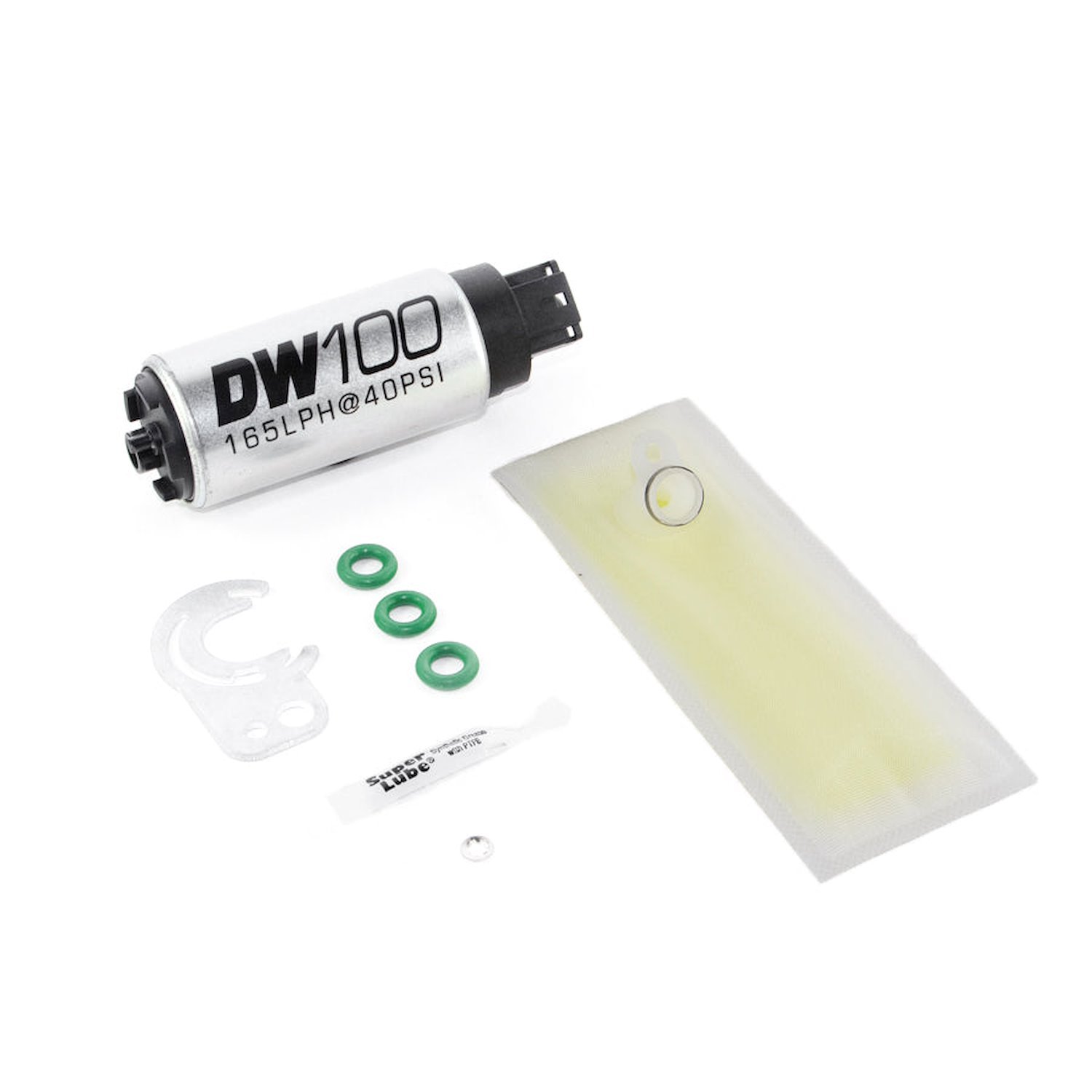 91010836 DW100 series 165lph in-tank fuel pump w/ install kit for Miata 89-93