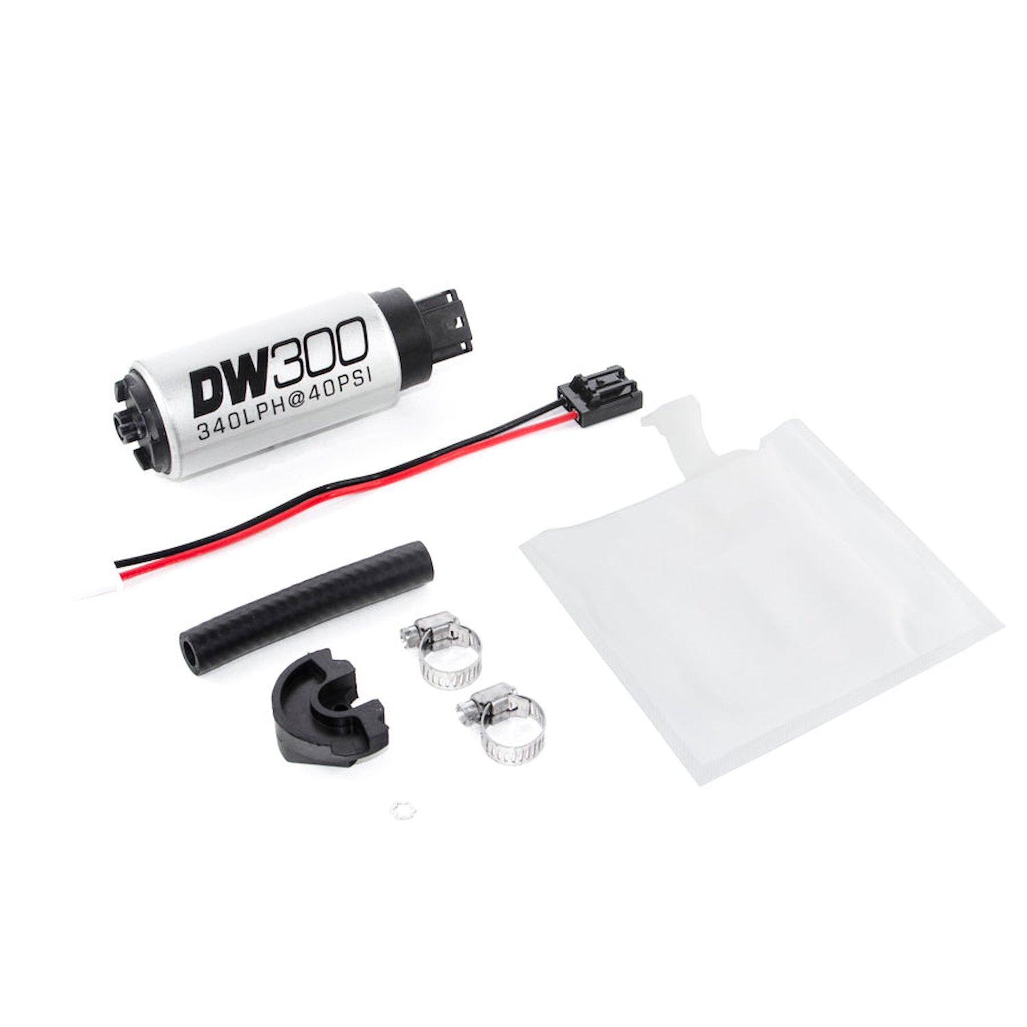93010791 DW300 Series 340lph In-tank Fuel Pump w/ Install Kit for forester 97-07, Impreza93-07, Legacy GT 90-99 and 05-07